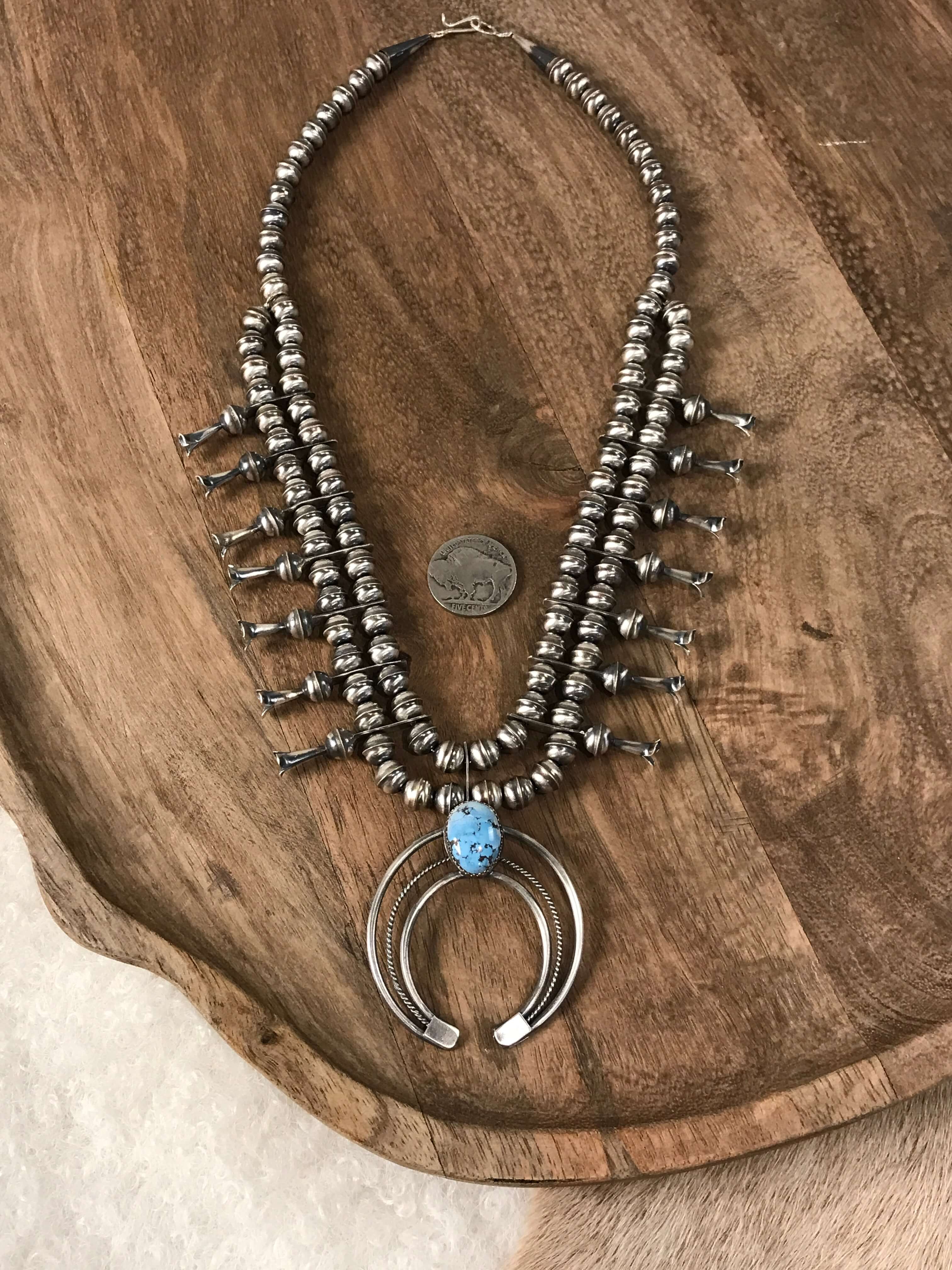 The Silverton Squash Blossom Necklace Set - Image 5