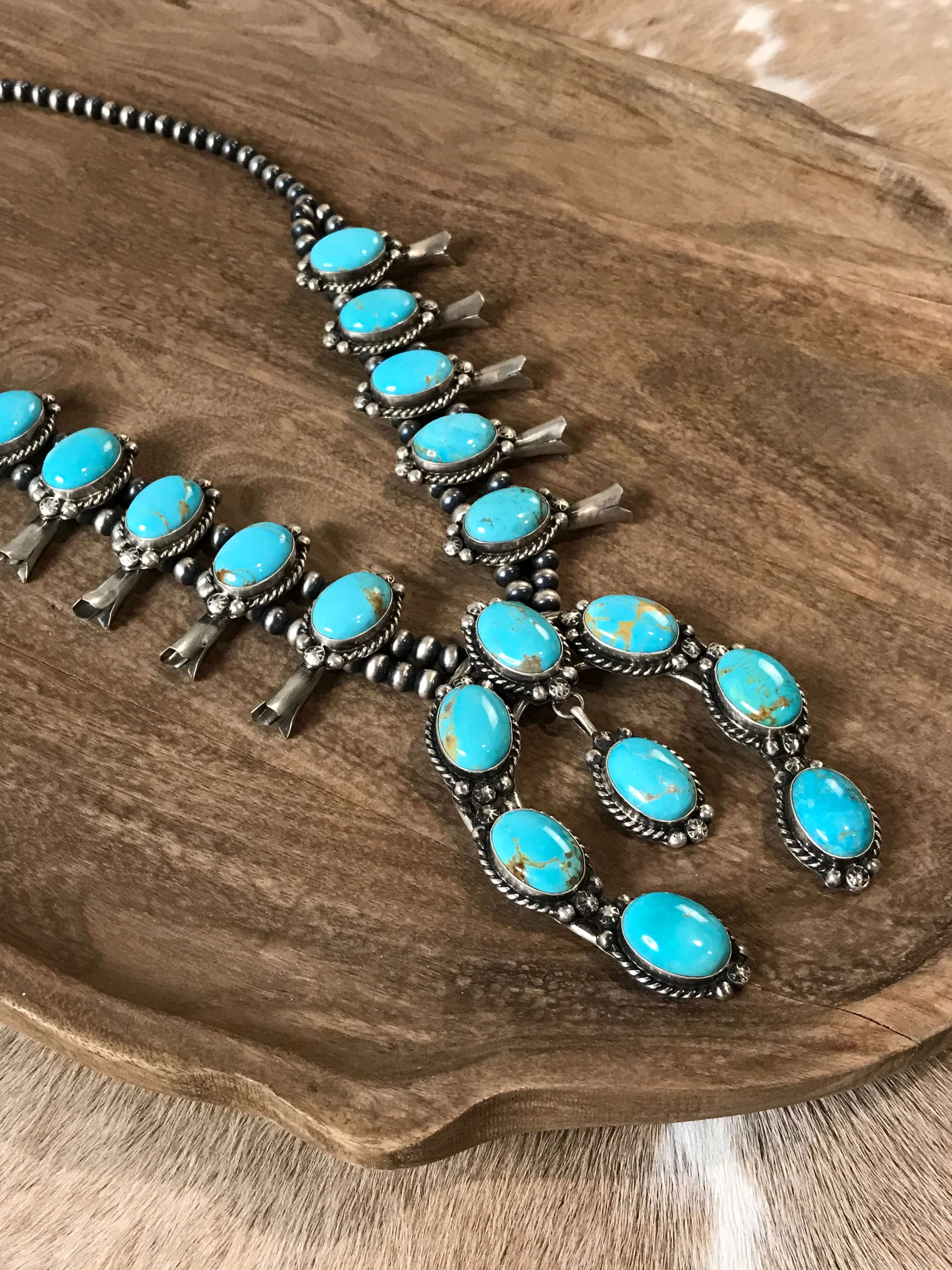 The Solstice Squash Blossom Necklace Set - Image 6