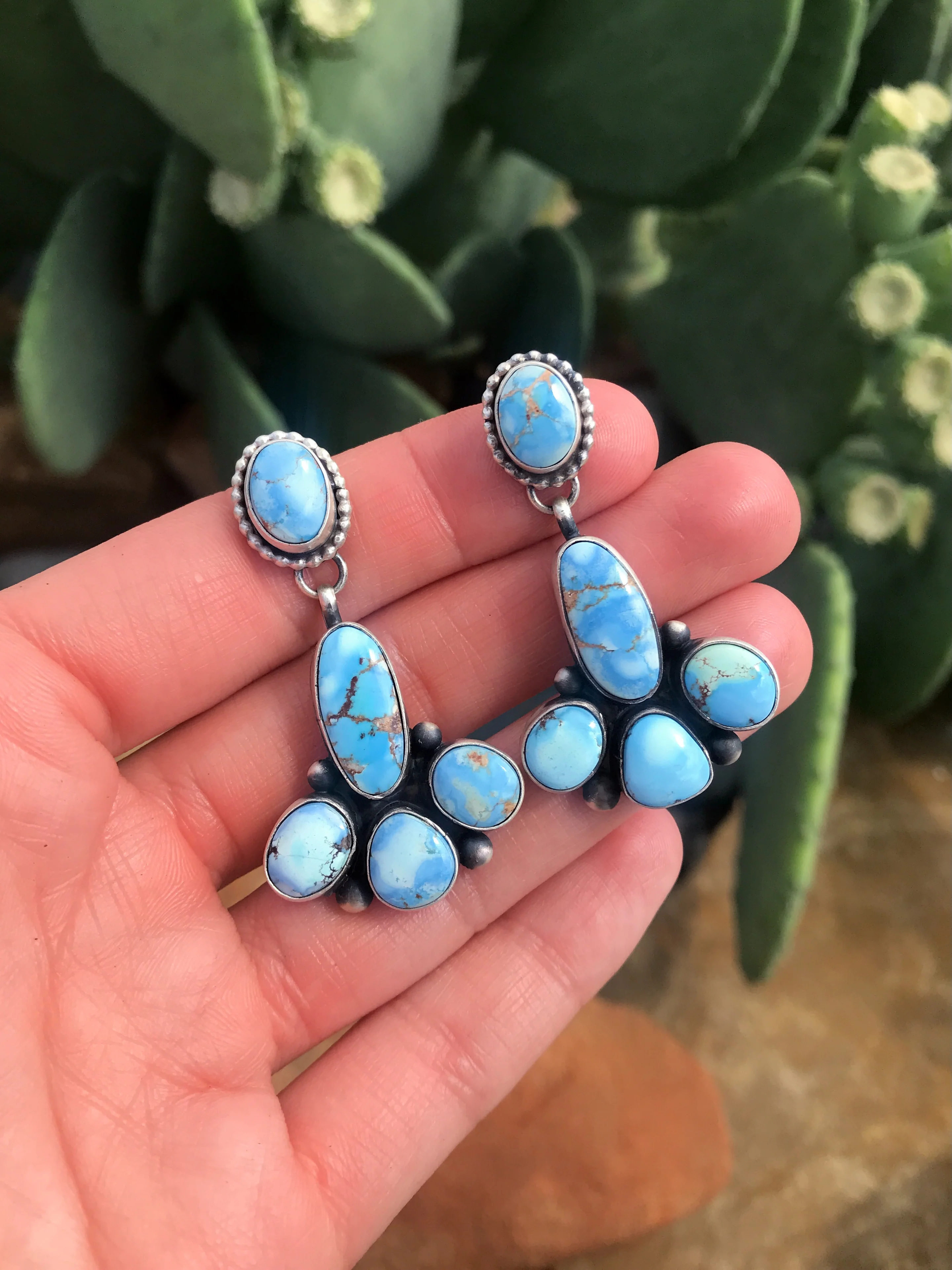 The Somerset Turquoise Earrings, 3 - Image 3