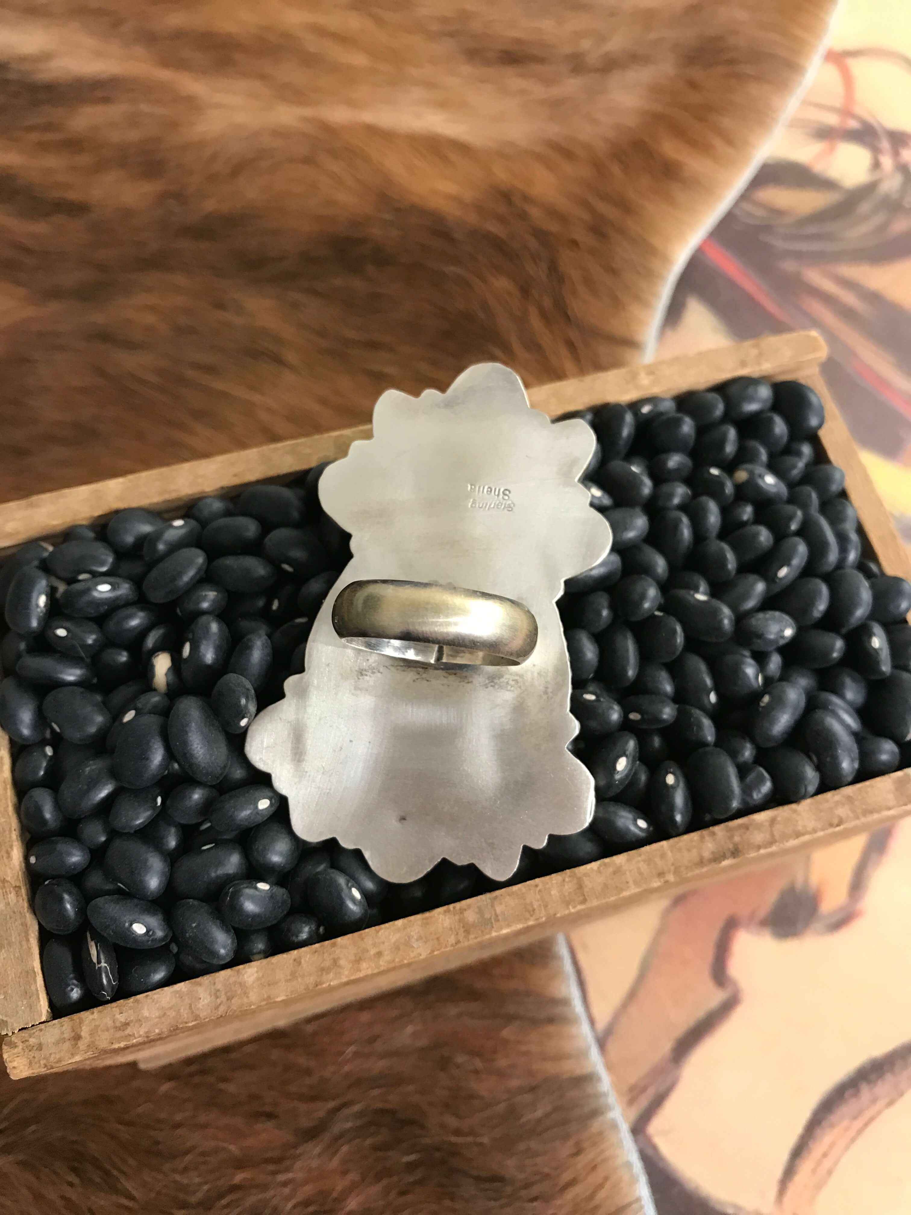 The Spruce Turquoise Ring, Sz. 8.5 - Image 4
