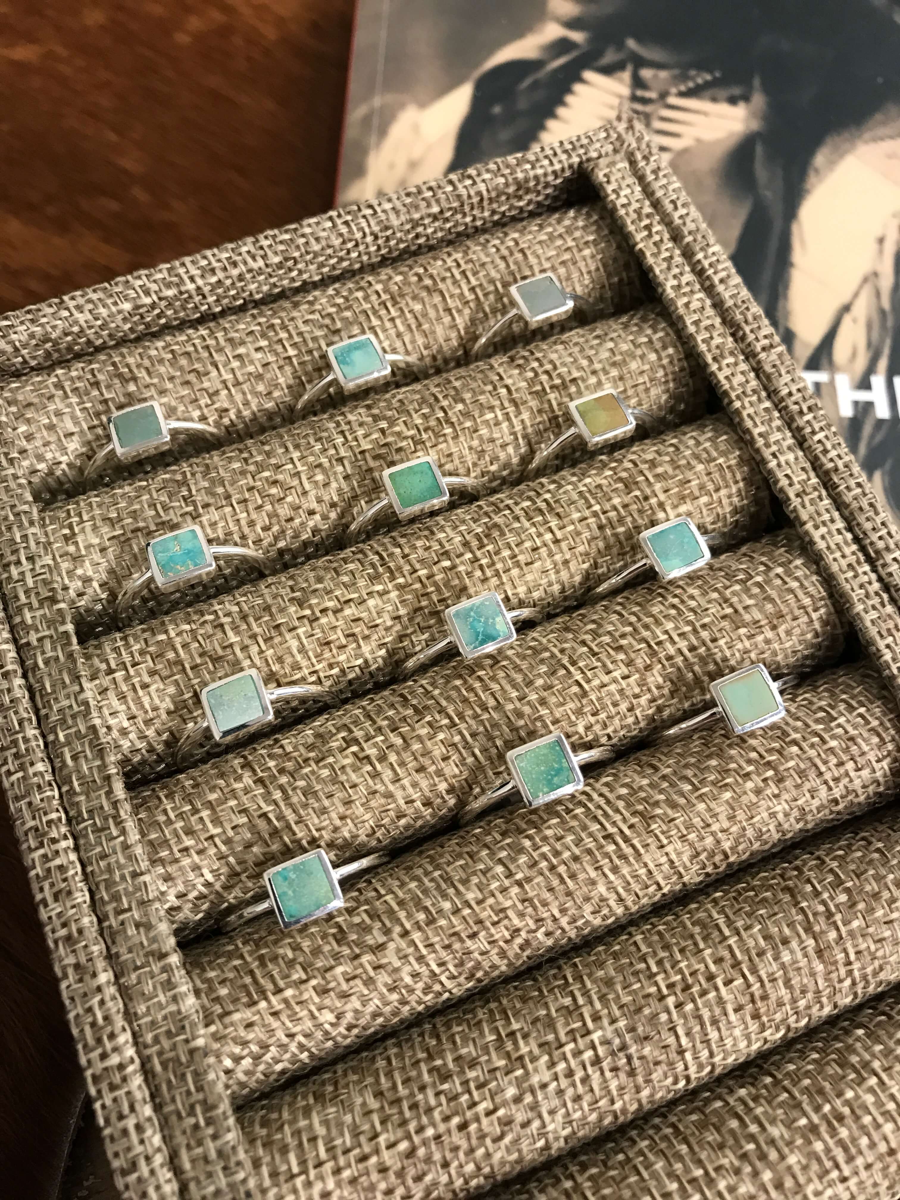 The Inlay Collection Square Turquoise Ring - Image 10