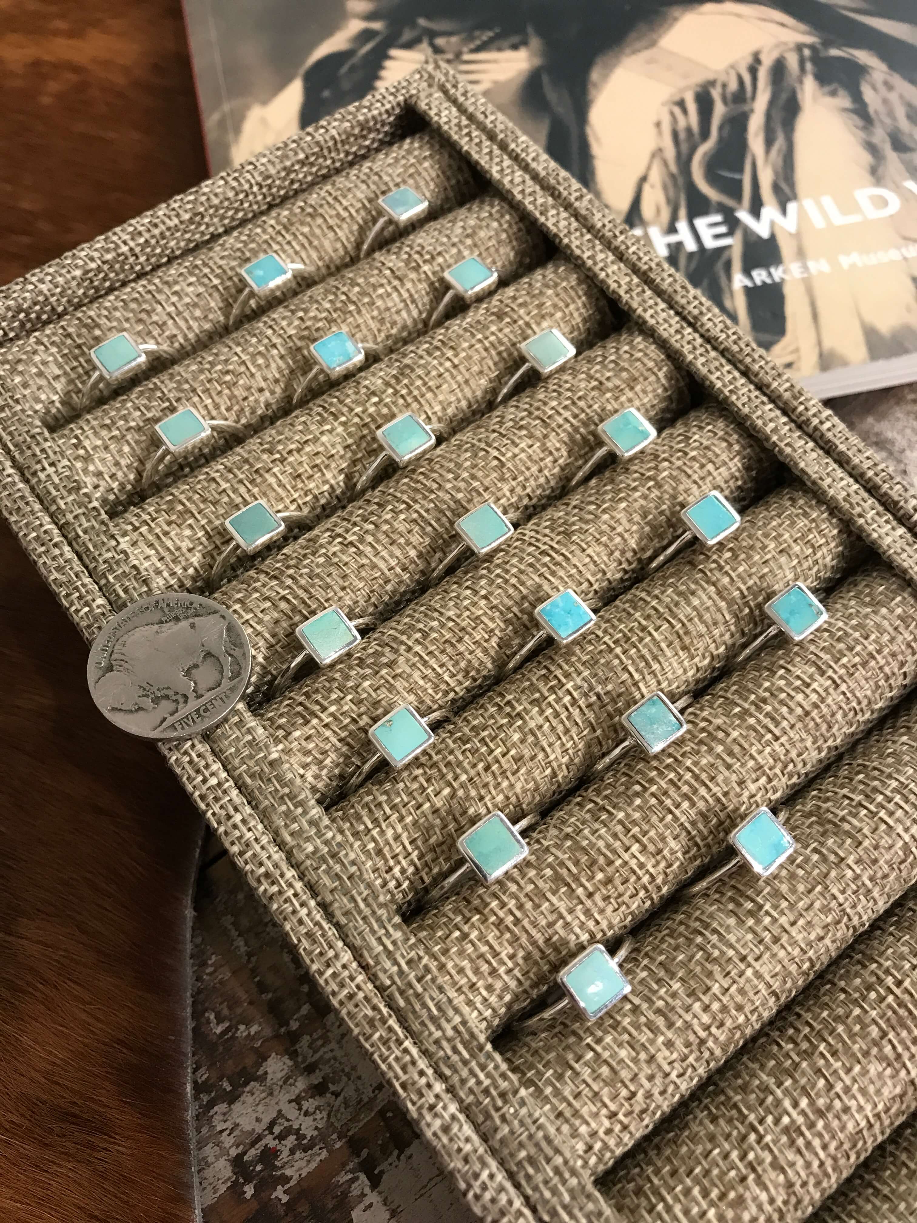 The Inlay Collection Square Turquoise Ring - Image 3