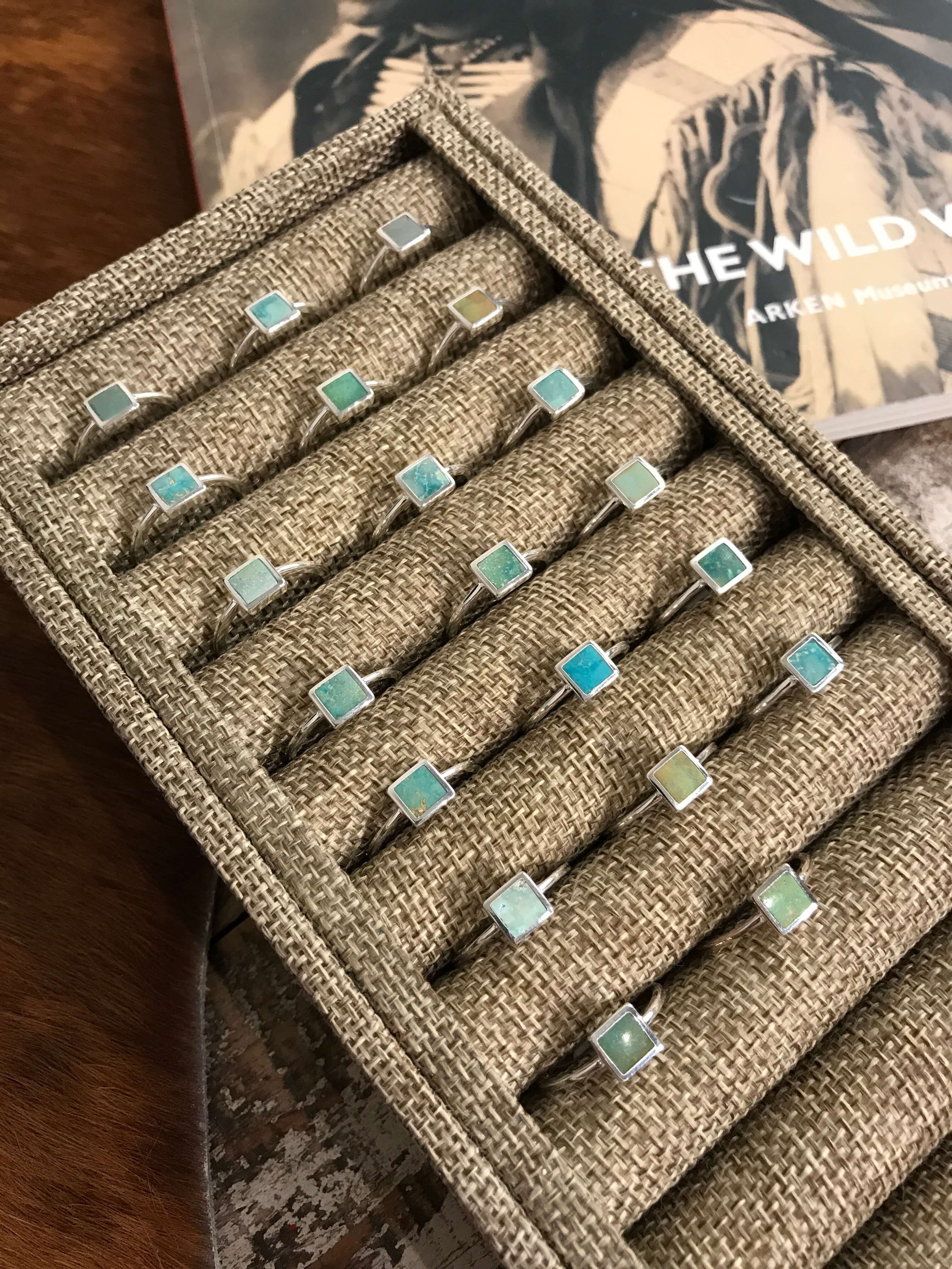 The Inlay Collection Square Turquoise Ring - Image 5