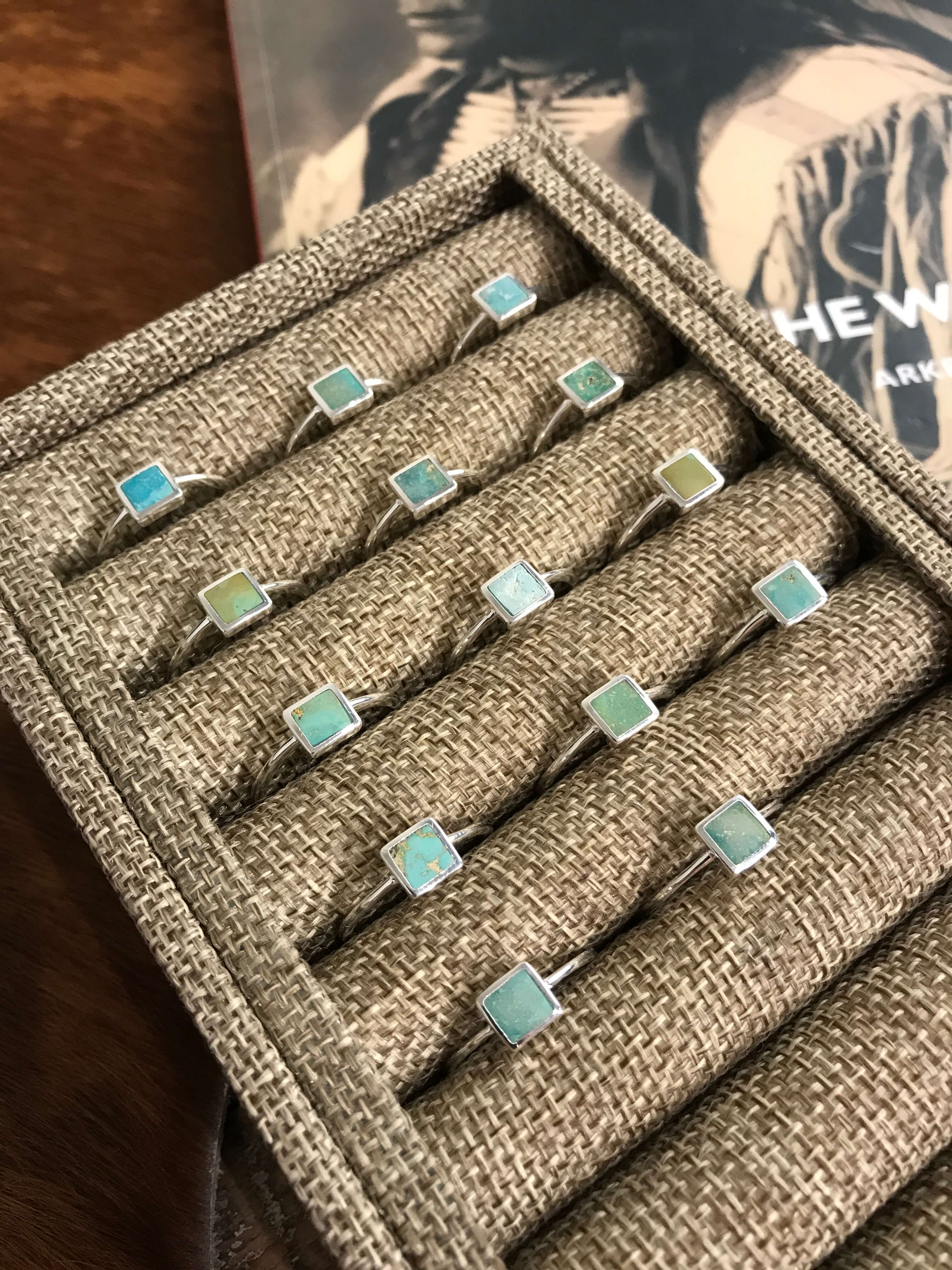 The Inlay Collection Square Turquoise Ring - Image 7