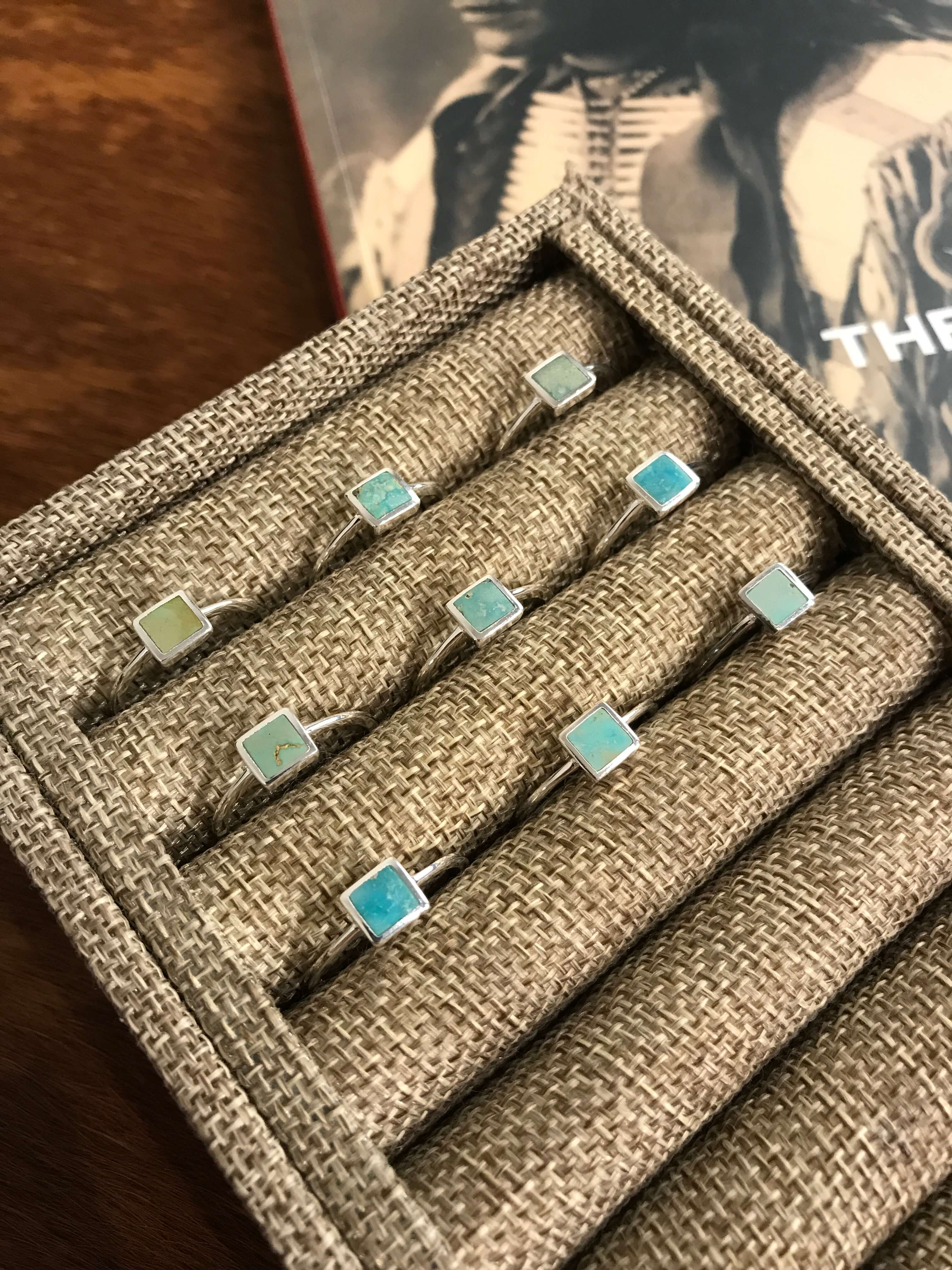 The Inlay Collection Square Turquoise Ring - Image 9