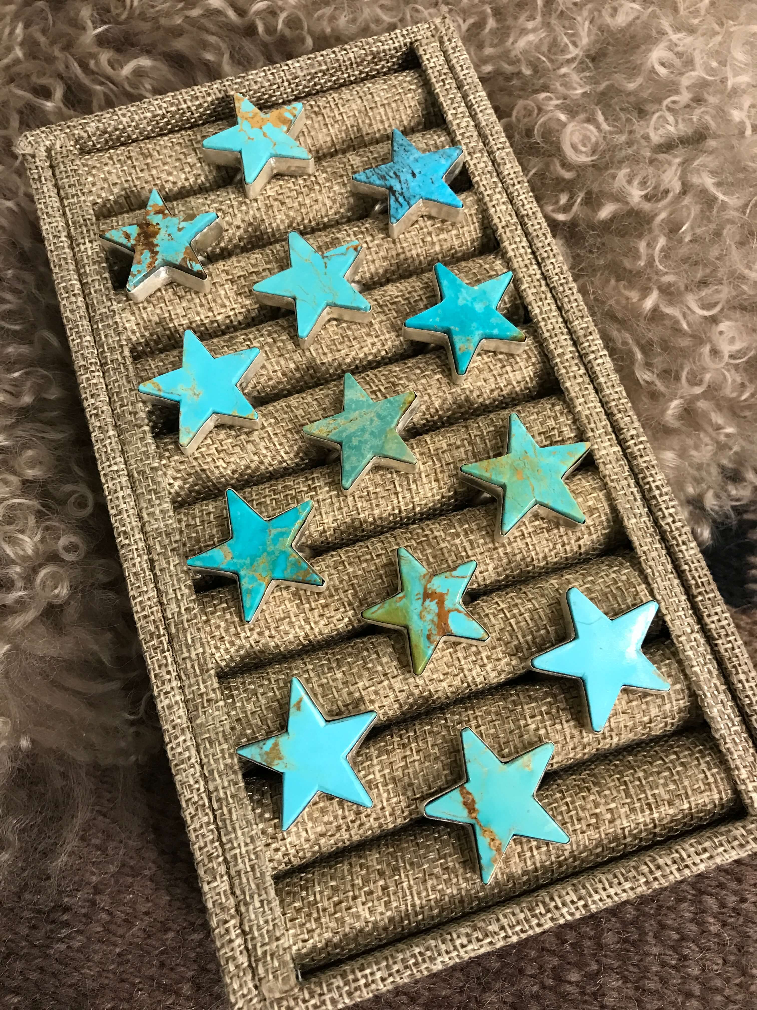 The Stardust Adjustable Turquoise Rings