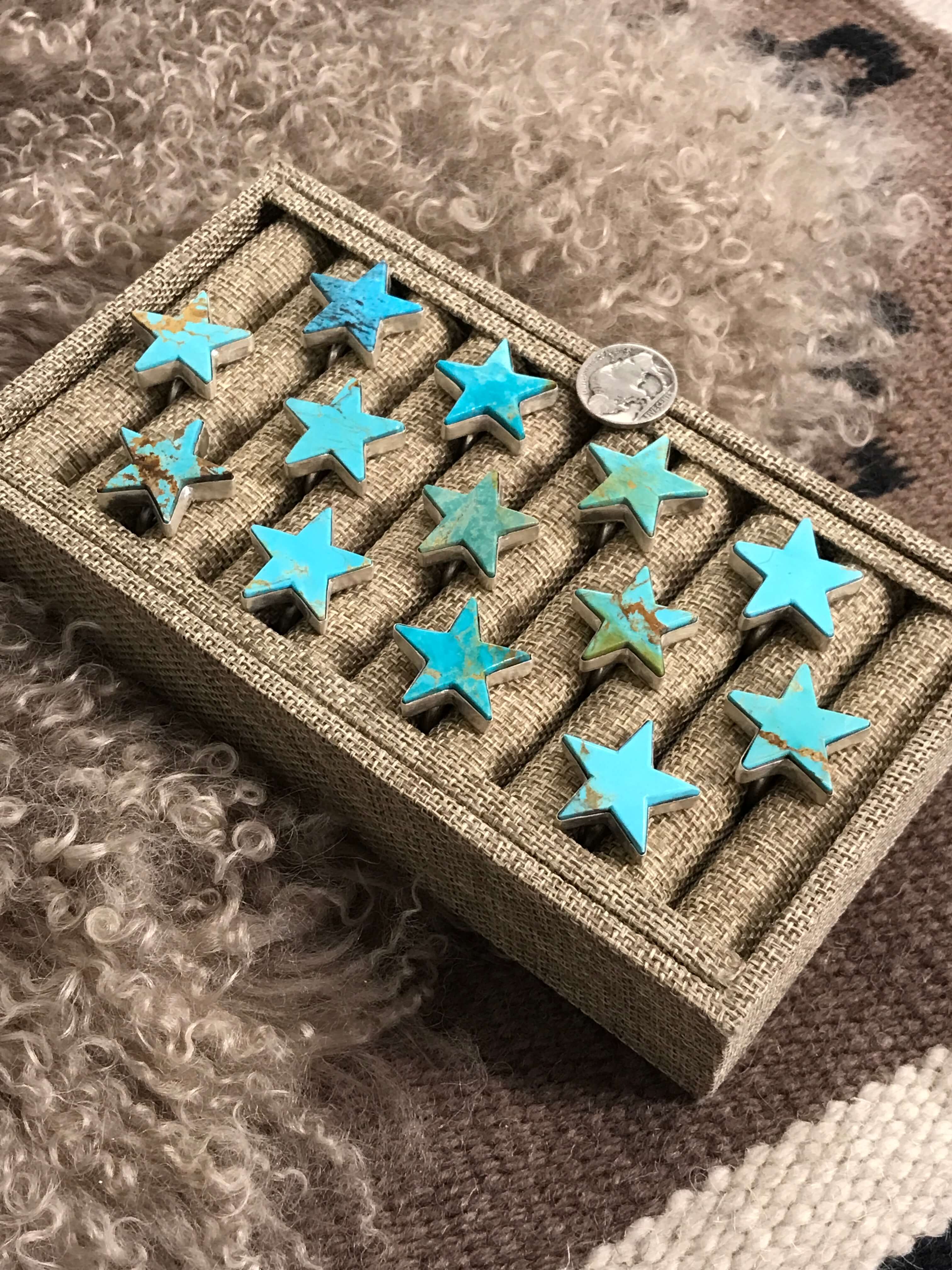 The Stardust Adjustable Turquoise Rings - Image 3