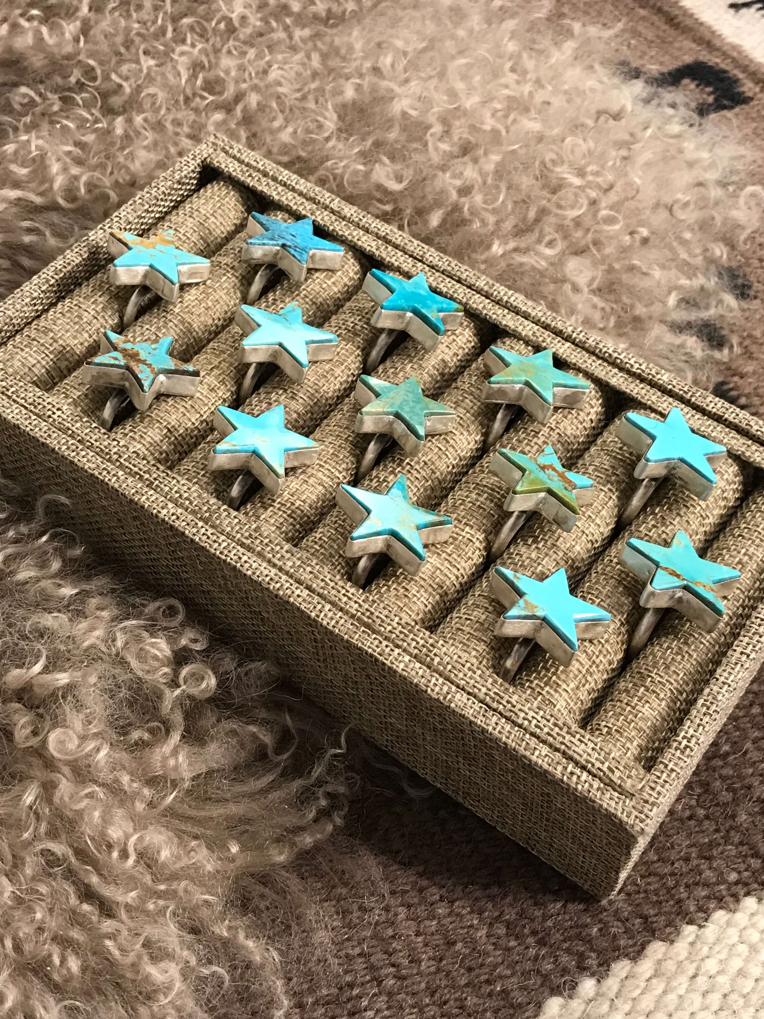 The Stardust Adjustable Turquoise Rings - Image 4