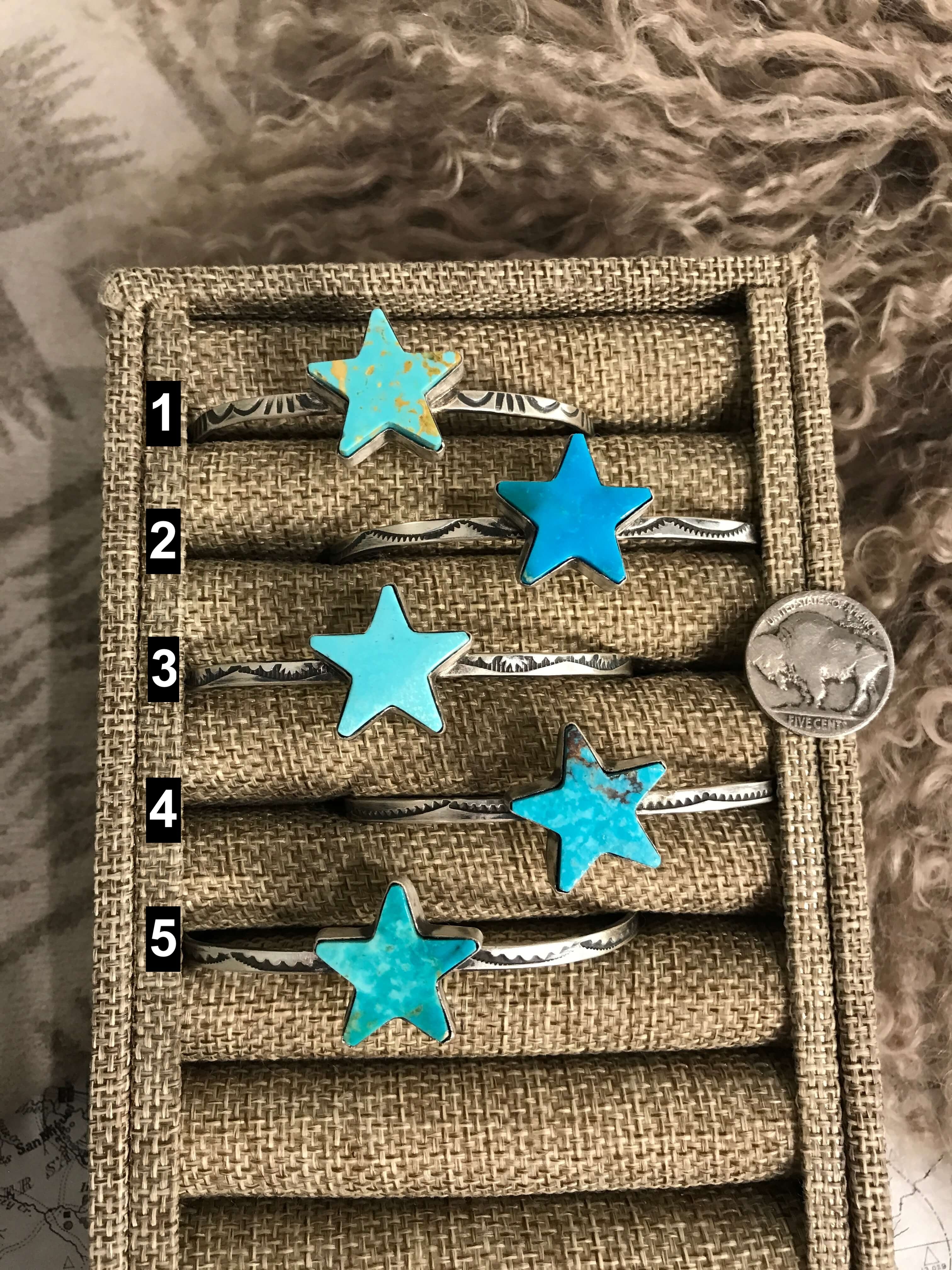 The Stardust Turquoise Cuffs - Image 2