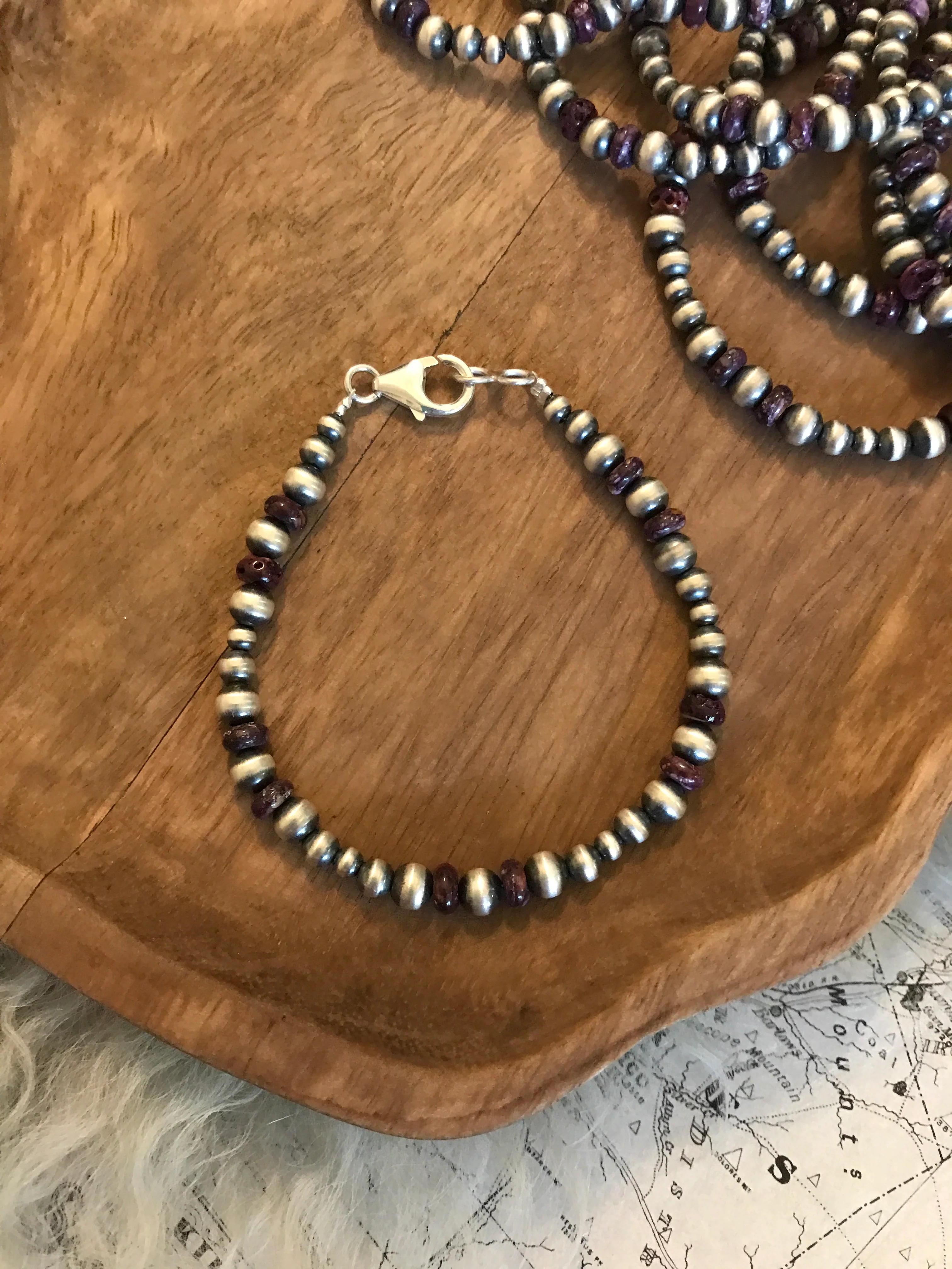 The Stillwater Bracelet in Purple Spiny - Image 2