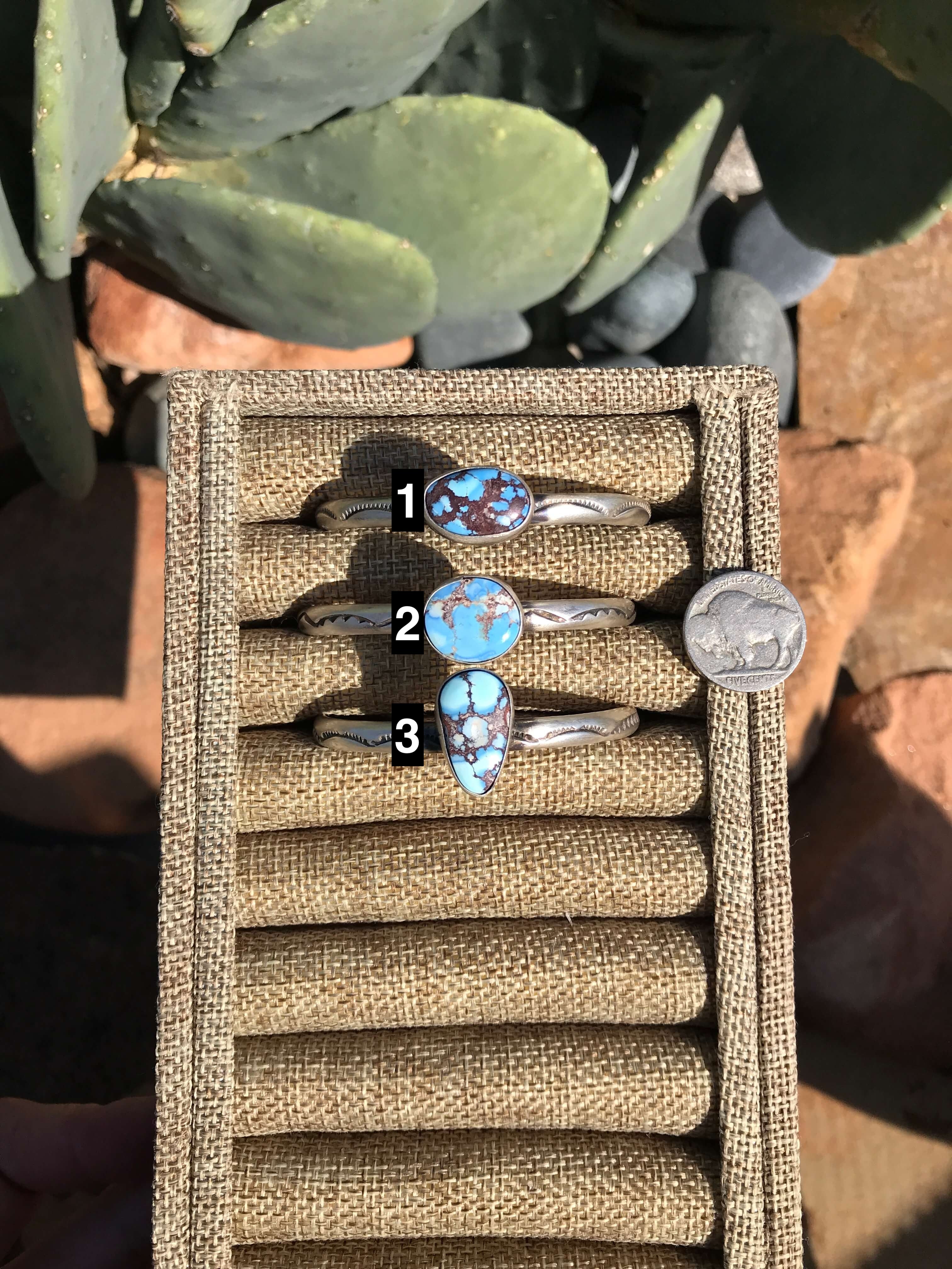 The Sunnyvale Turquoise Cuffs - Image 3
