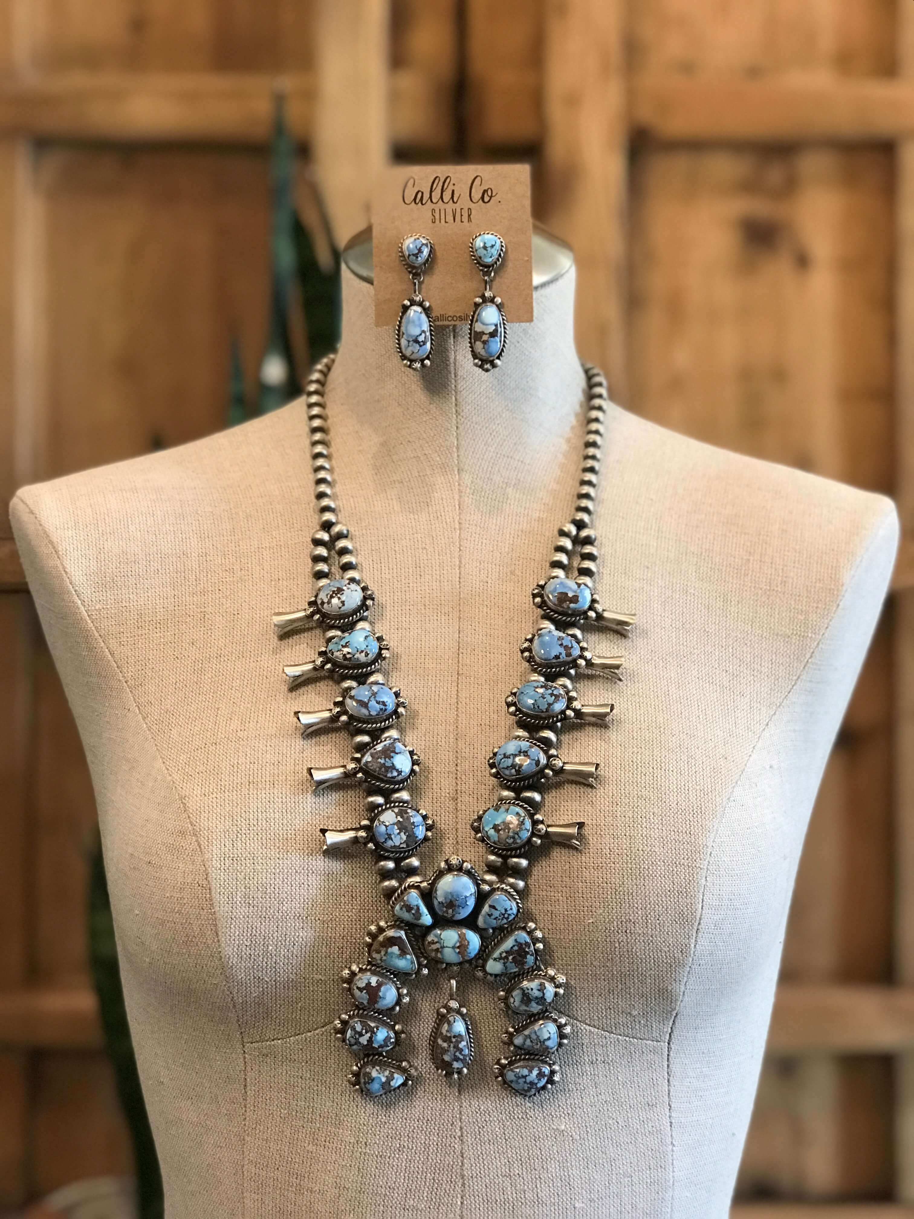 The Sunridge Squash Blossom Necklace Set - Image 2