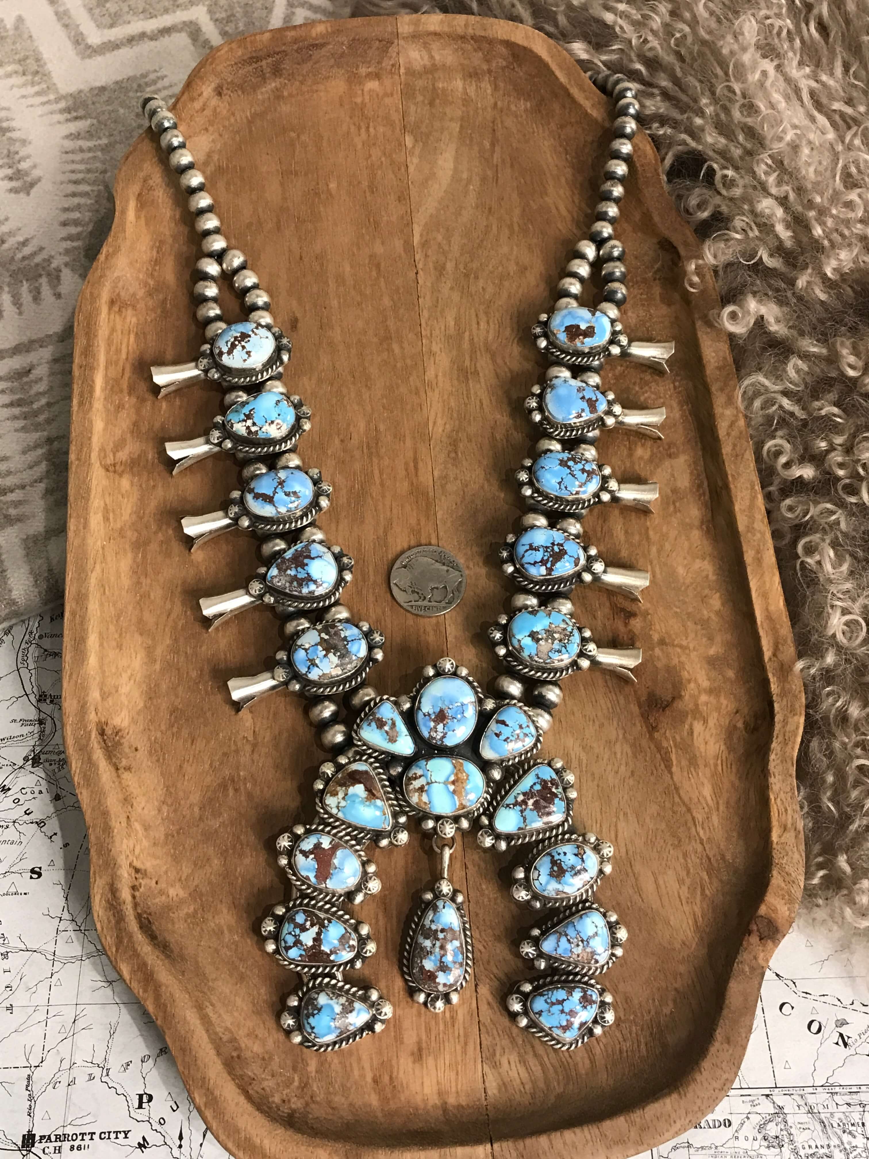 The Sunridge Squash Blossom Necklace Set - Image 5
