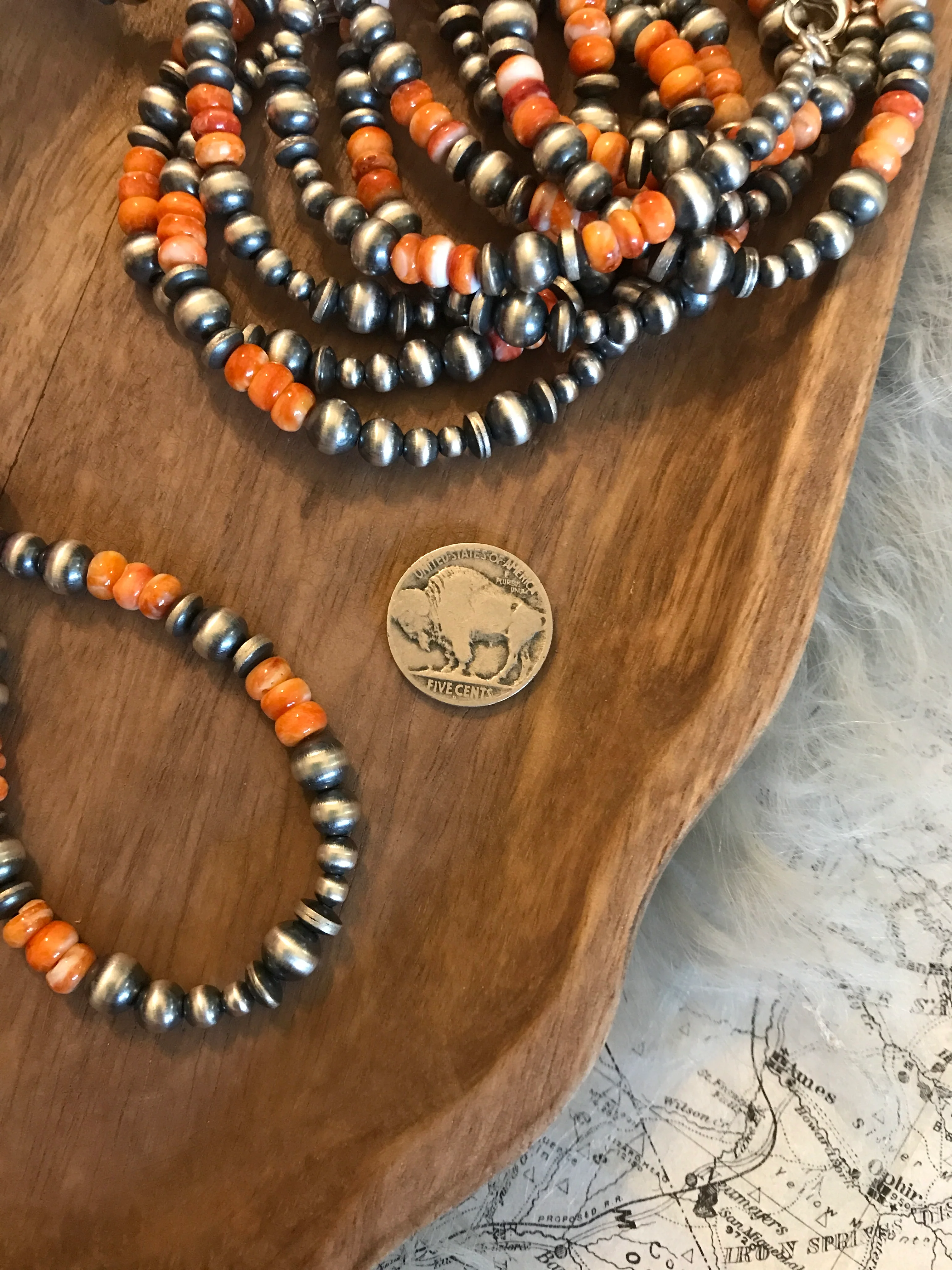 The Telluride Bracelet in Orange Spiny - Image 3