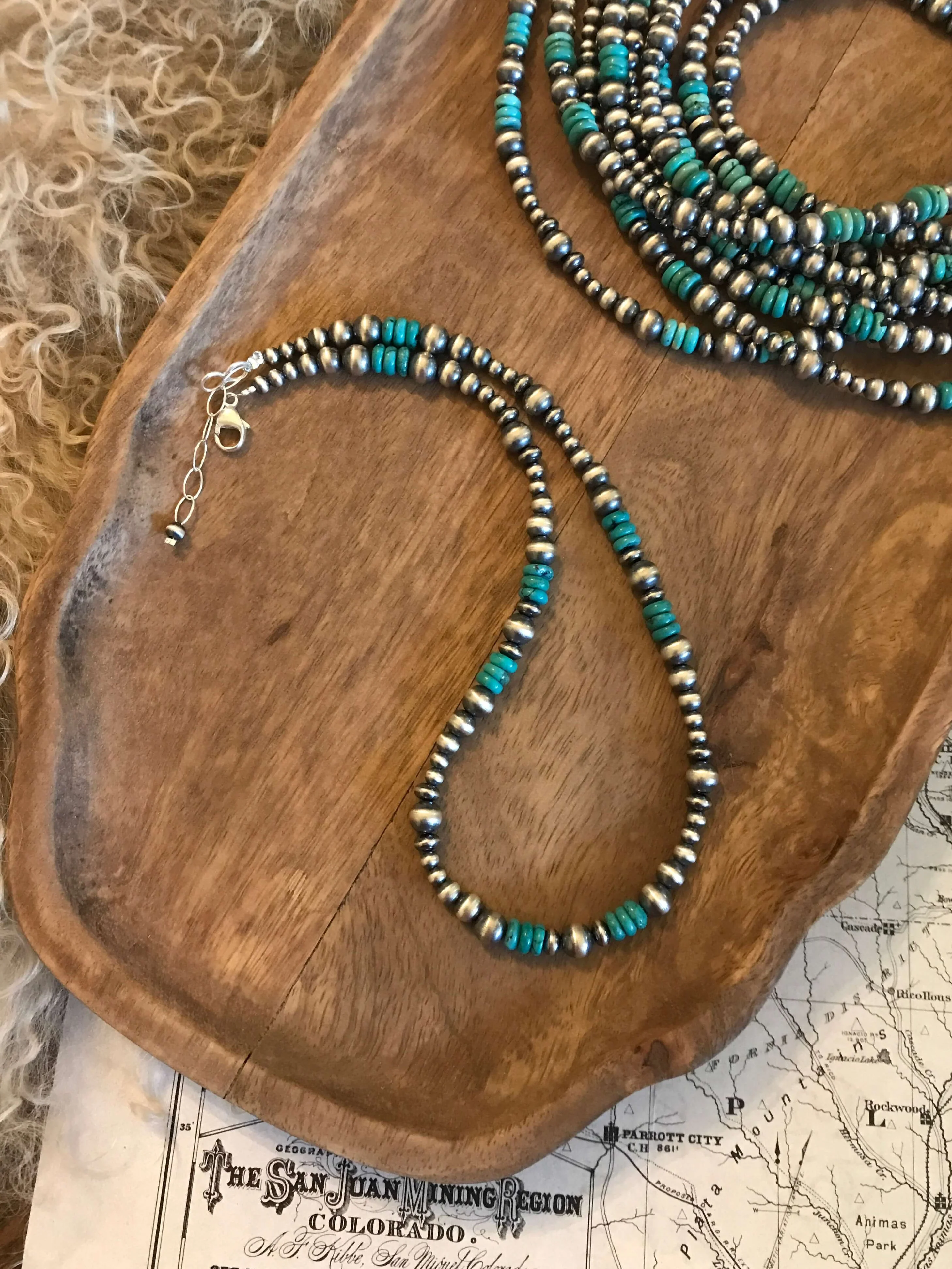 The Telluride Necklace in Turquoise