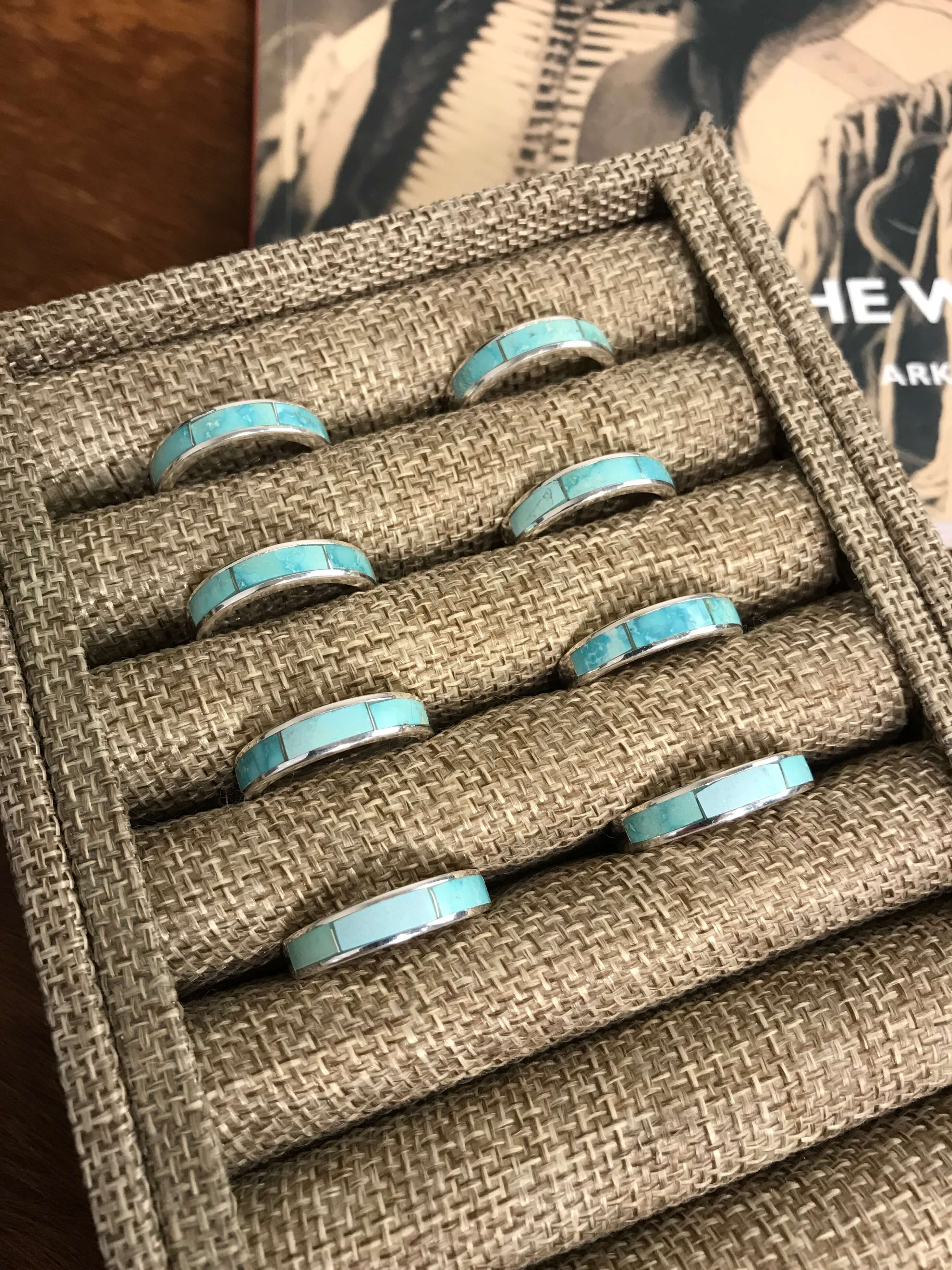 The Inlay Collection Grande Turquoise Bands