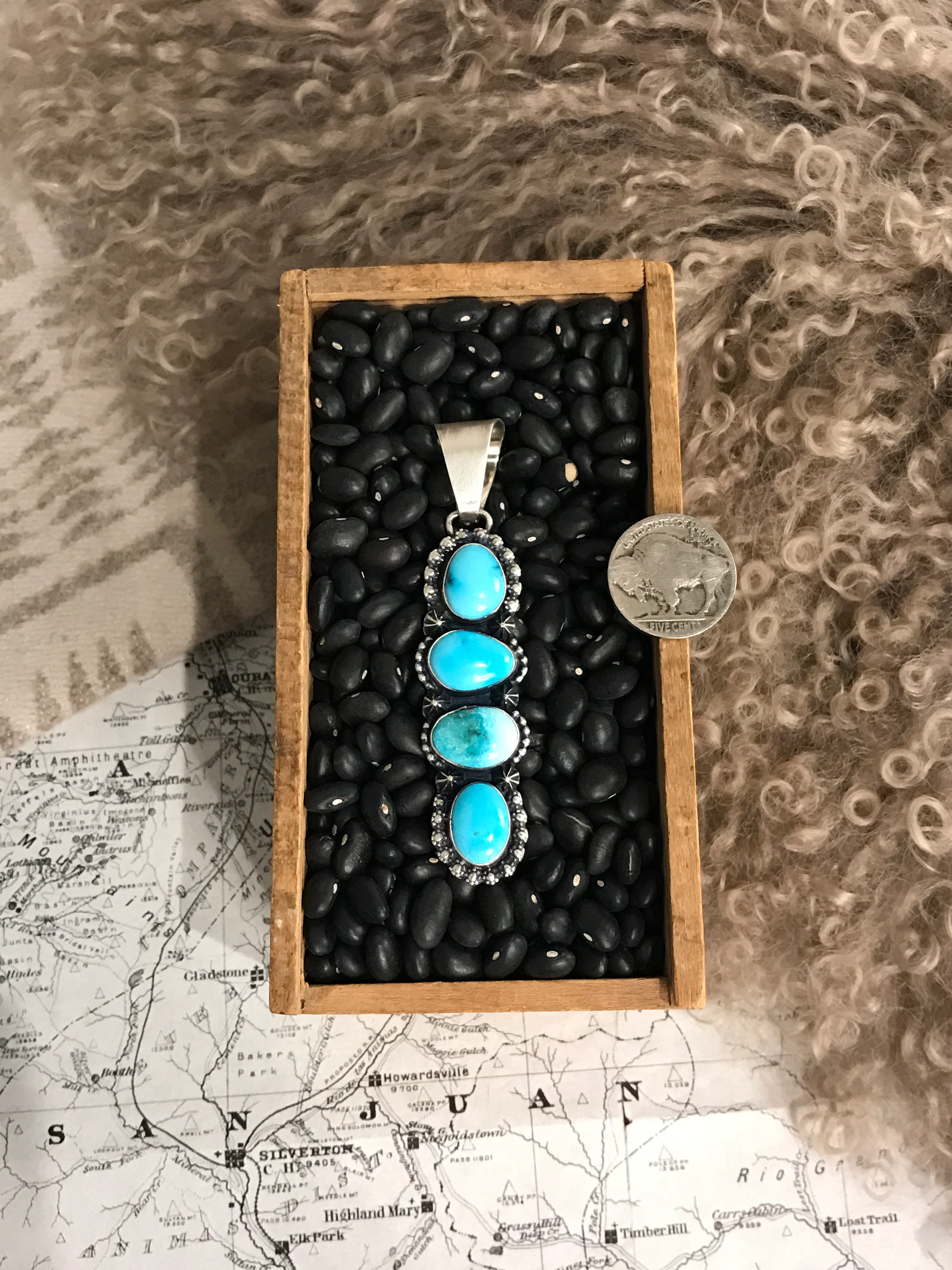 The Tobago Turquoise Pendant, 1 - Image 3