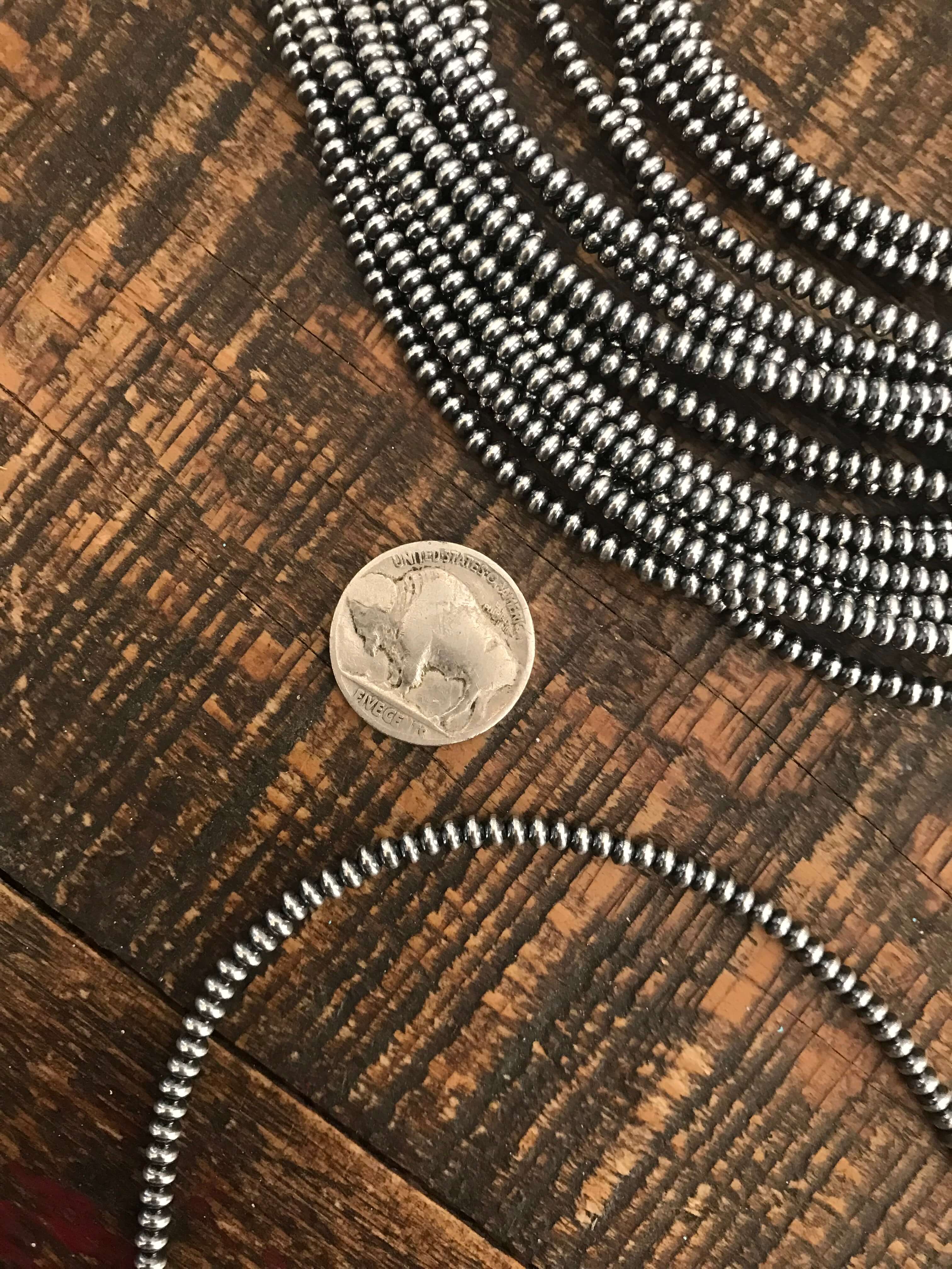 The Tulsa 3mm Saucer Necklace - Image 3