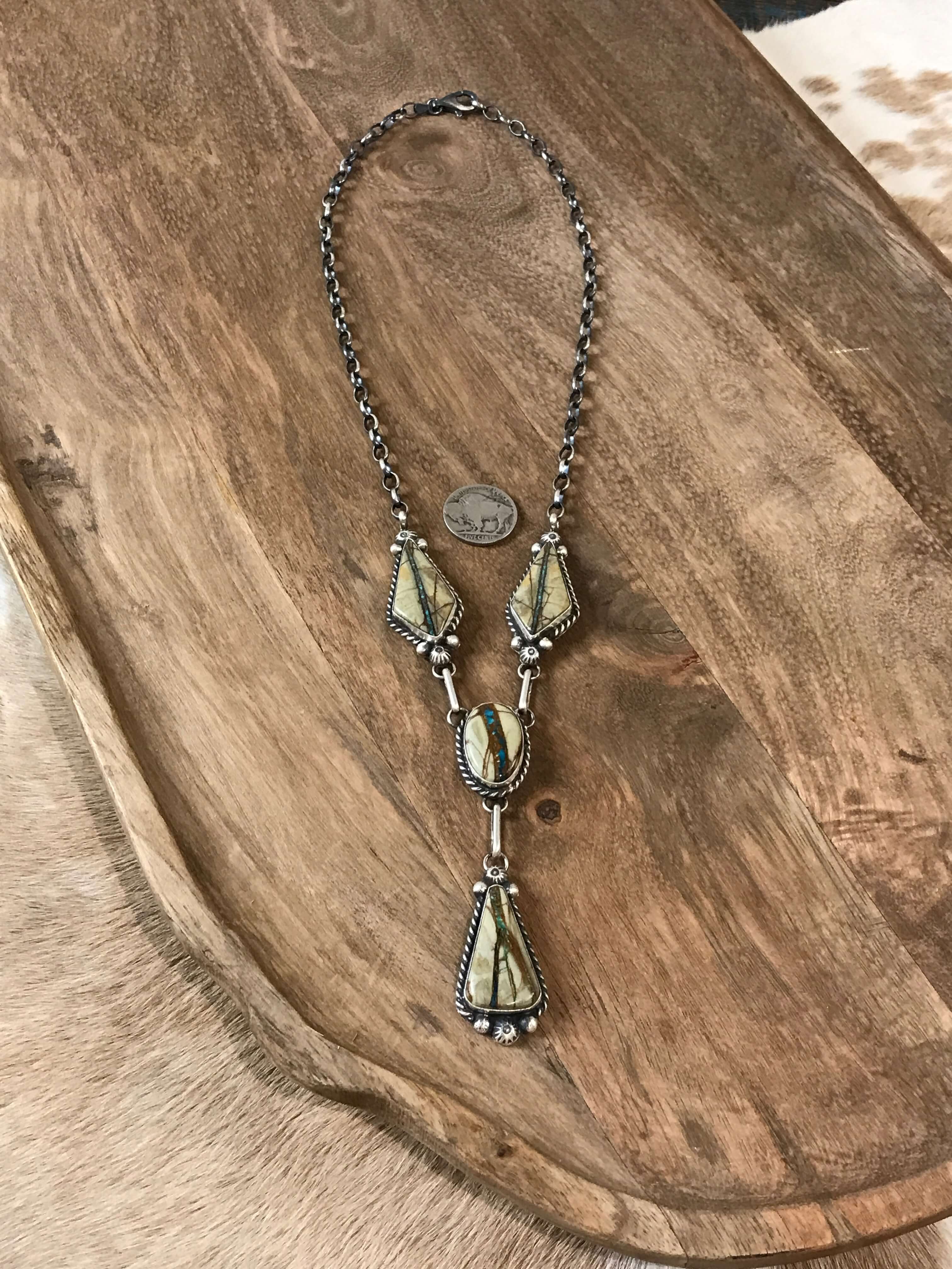 The Tupack Lariat Necklace Set - Image 6