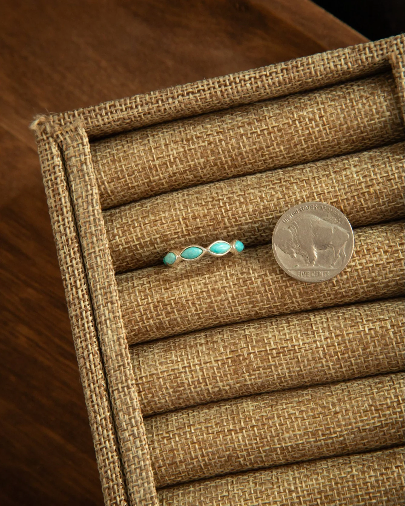 The Turquoise 5 Stone Ring - Image 5