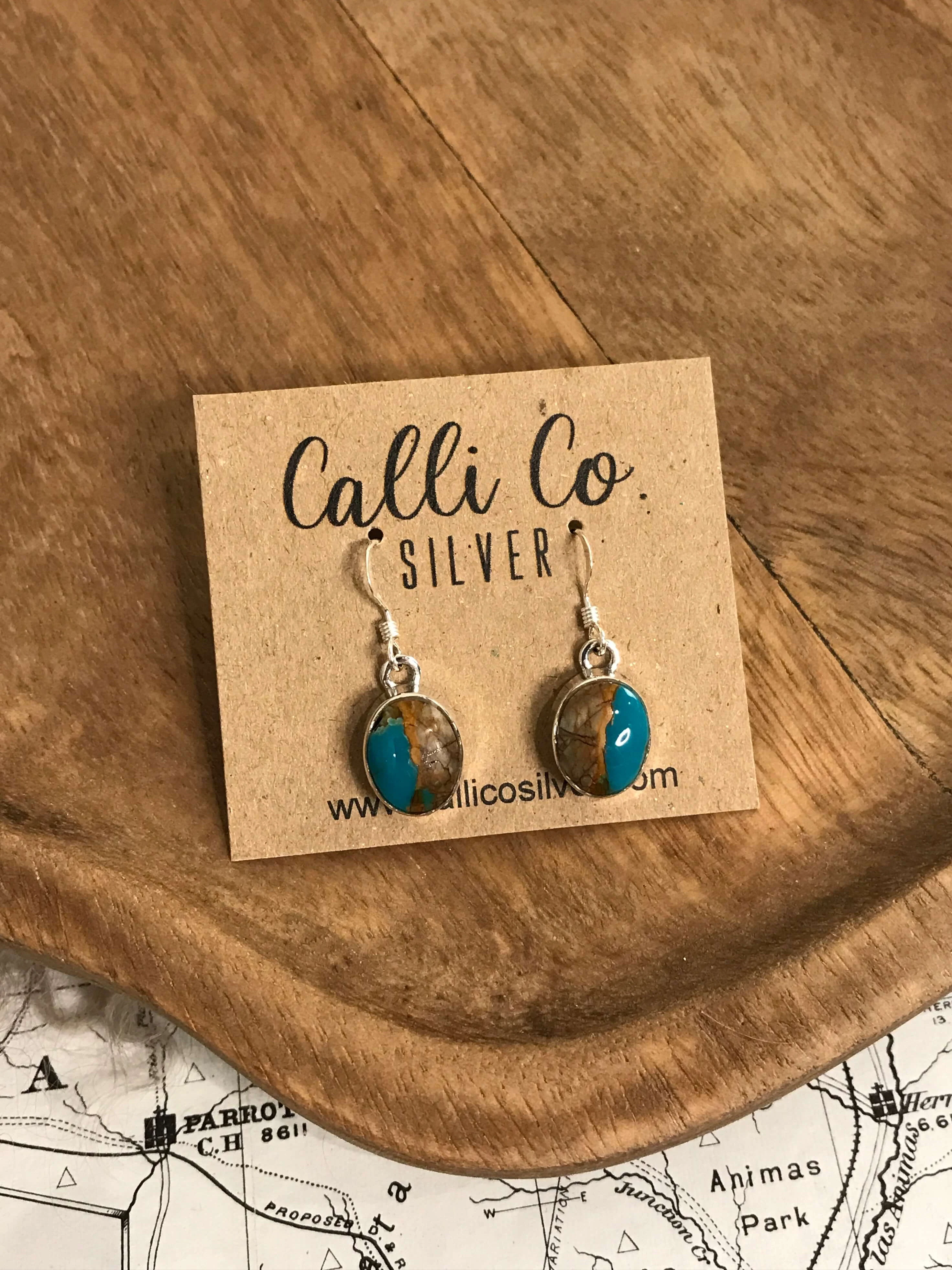 The Turquoise Dangle Earrings, 38