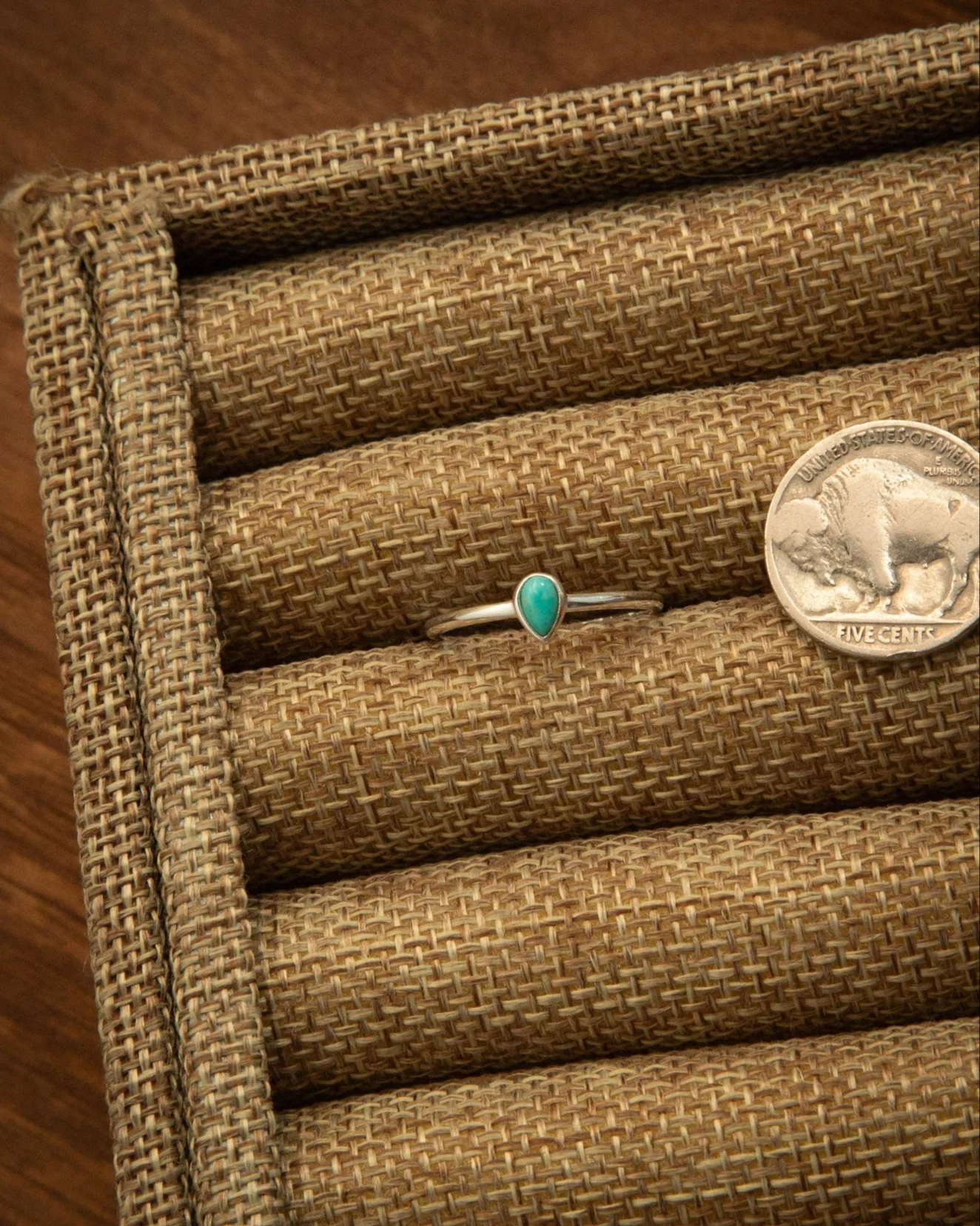 The Turquoise Teardrop Ring - Image 6