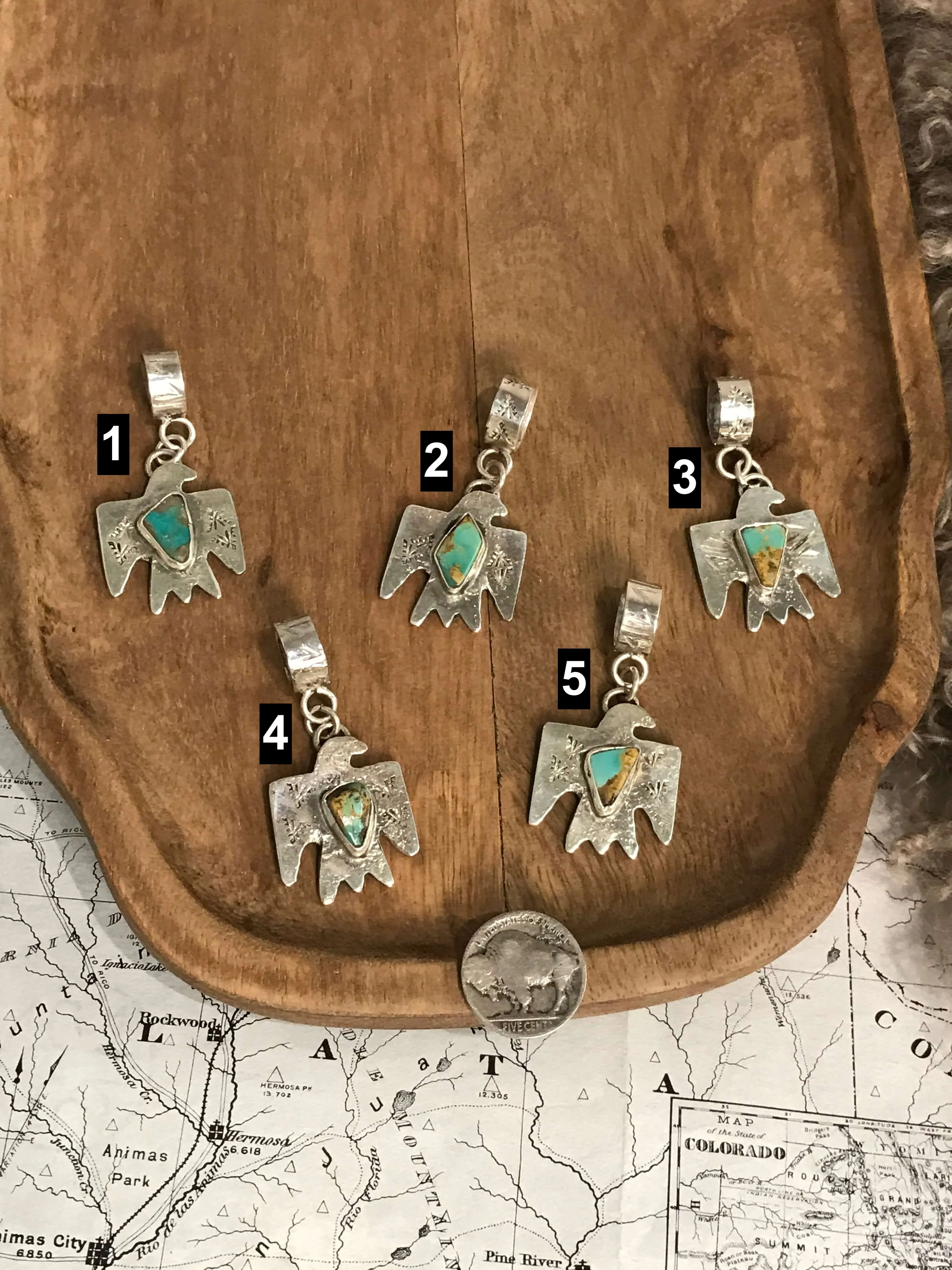 The Turquoise Thunderbird Pendants - Image 3
