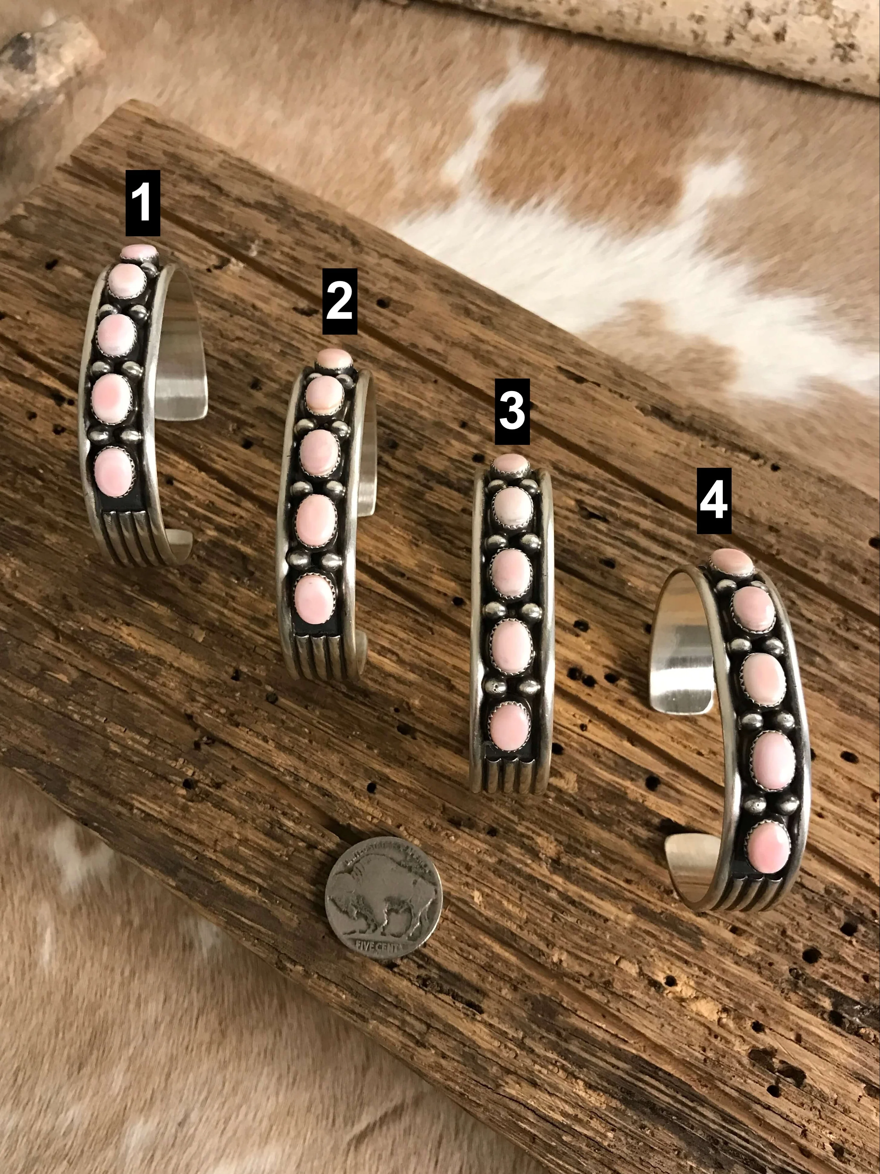 The Twain Pink Conch Cuffs - Image 2