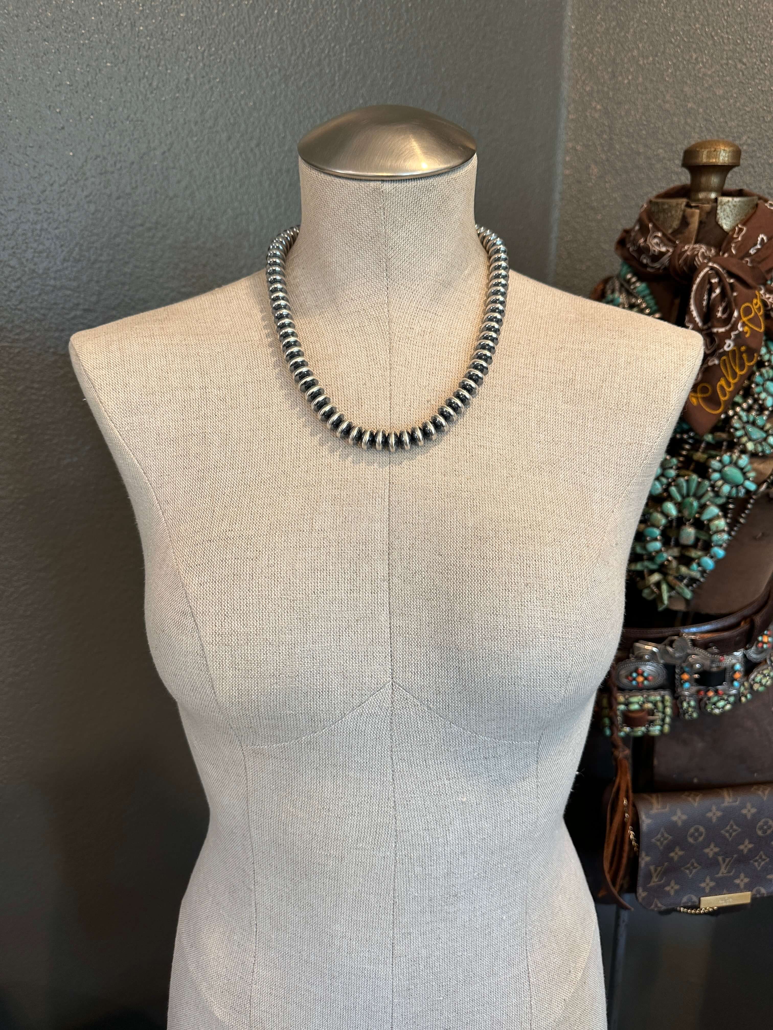 The Tyler 12mm Saucer Pearl Necklace - Image 6