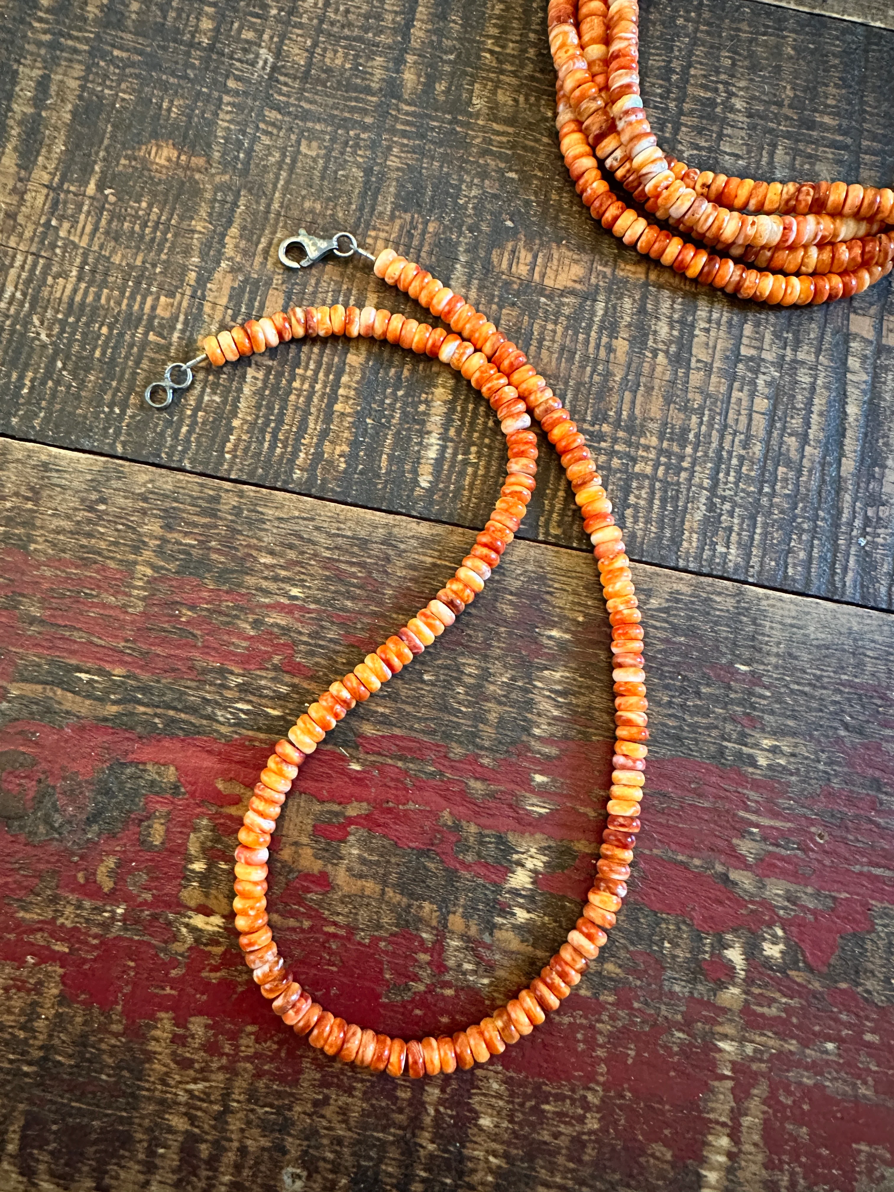 The Uppsala Necklace in Orange Spiny - Image 3