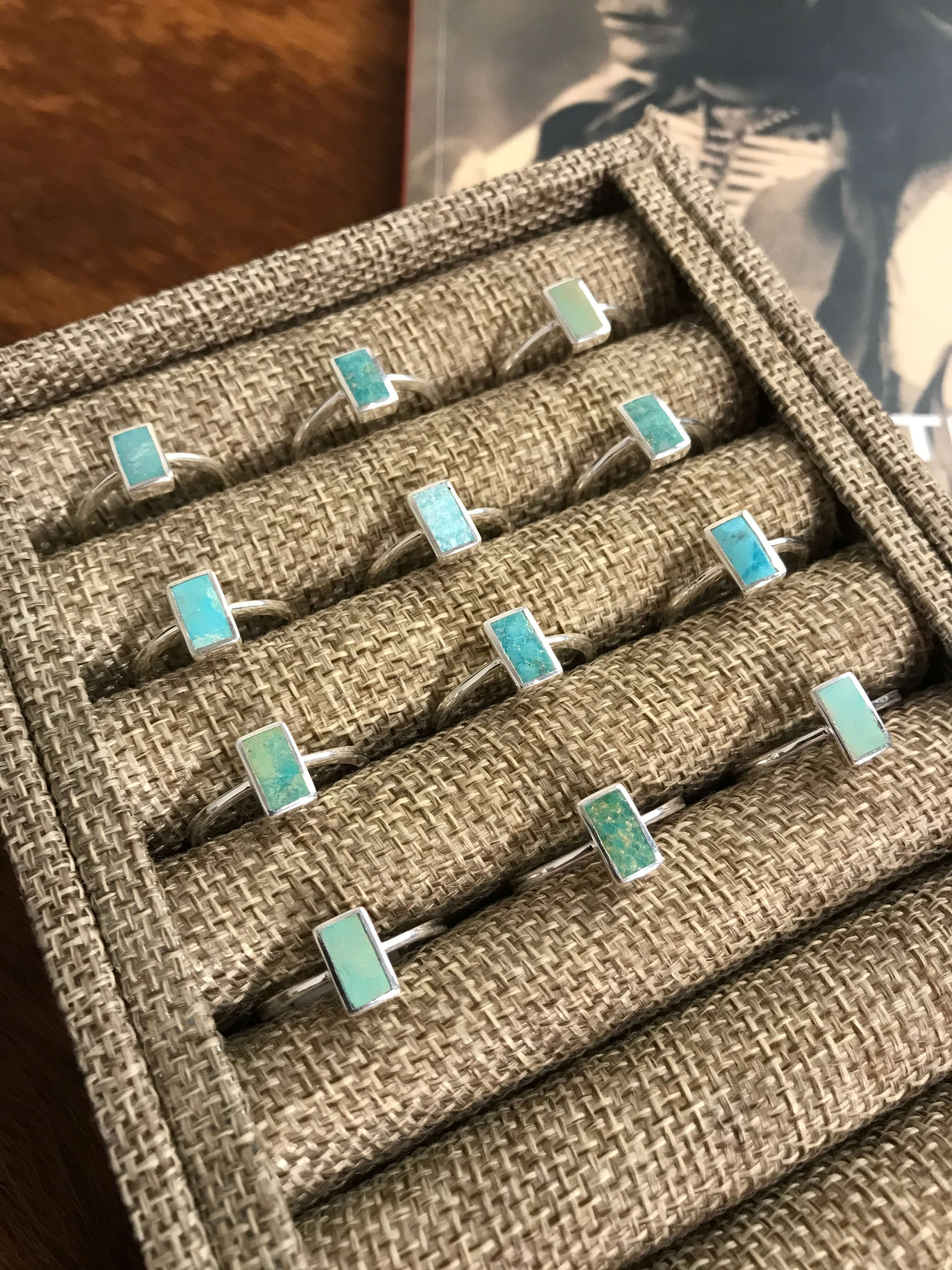 The Inlay Collection Tower Ring in Turquoise - Image 10