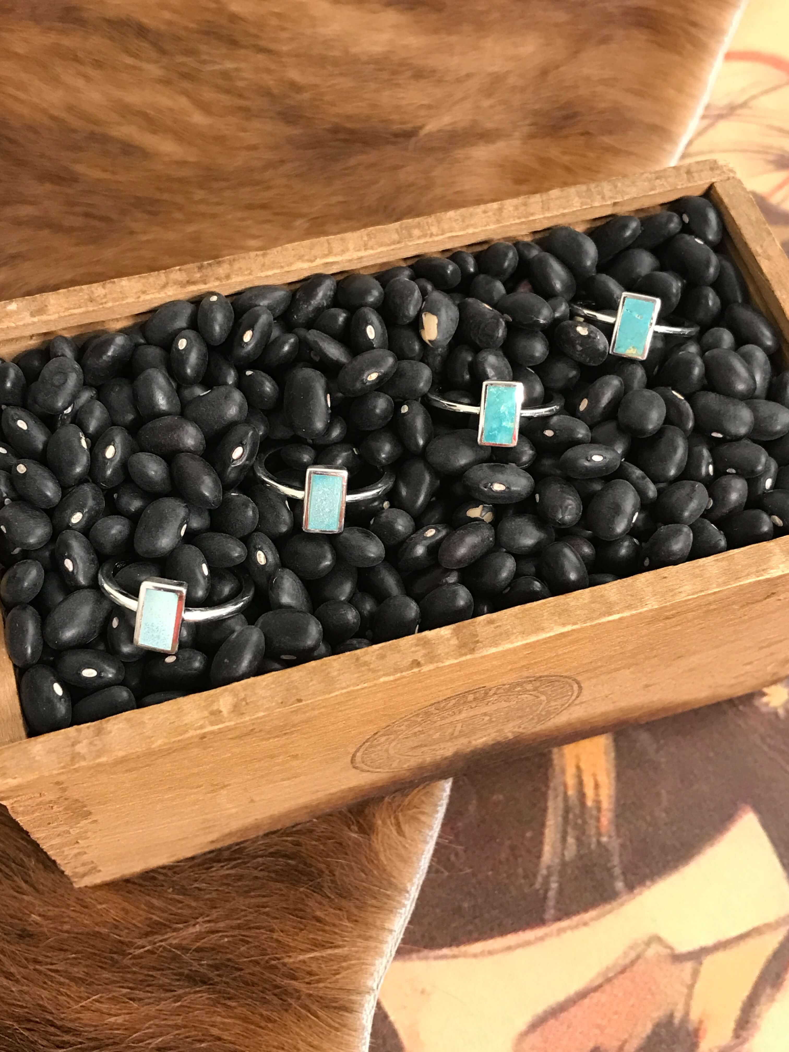 The Inlay Collection Tower Ring in Turquoise - Image 11