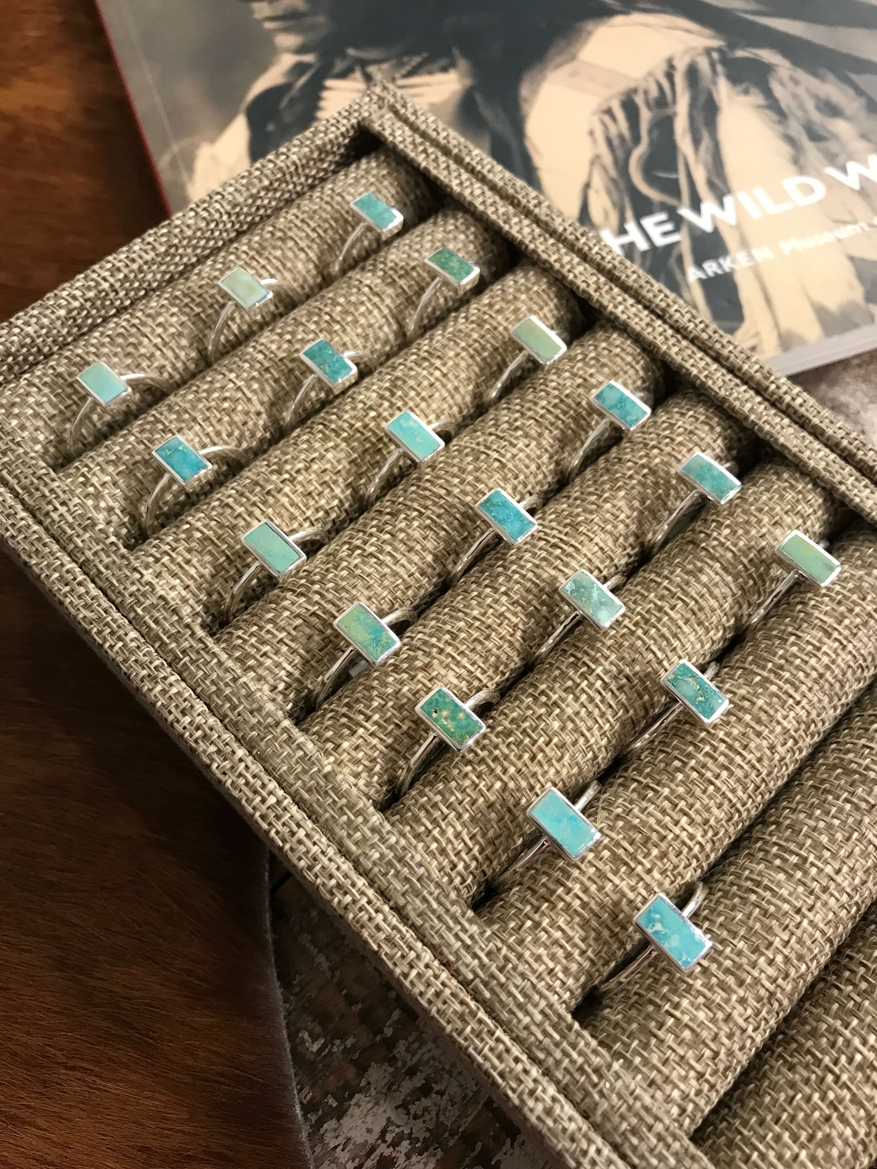The Inlay Collection Tower Ring in Turquoise - Image 5