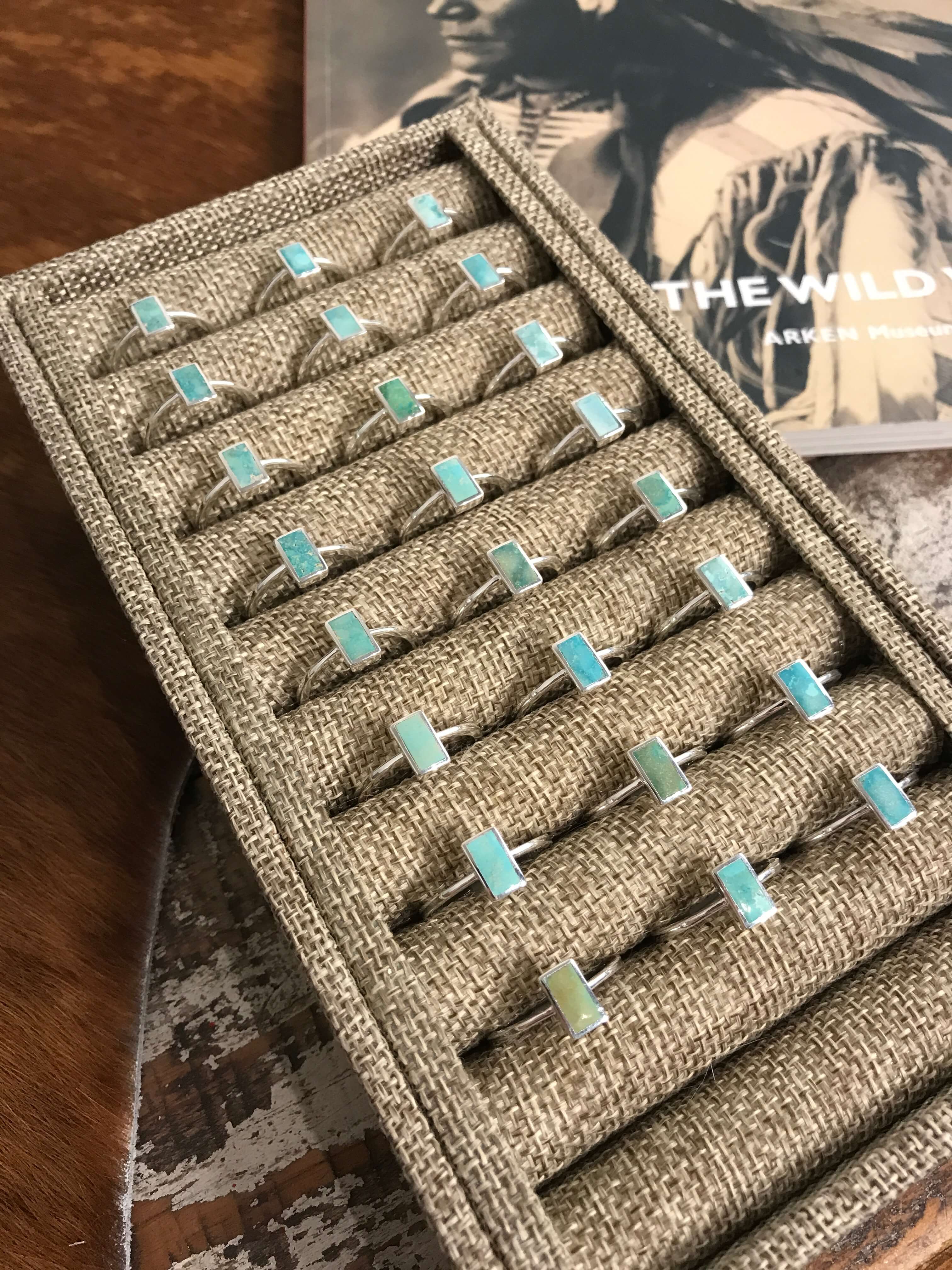The Inlay Collection Tower Ring in Turquoise - Image 7