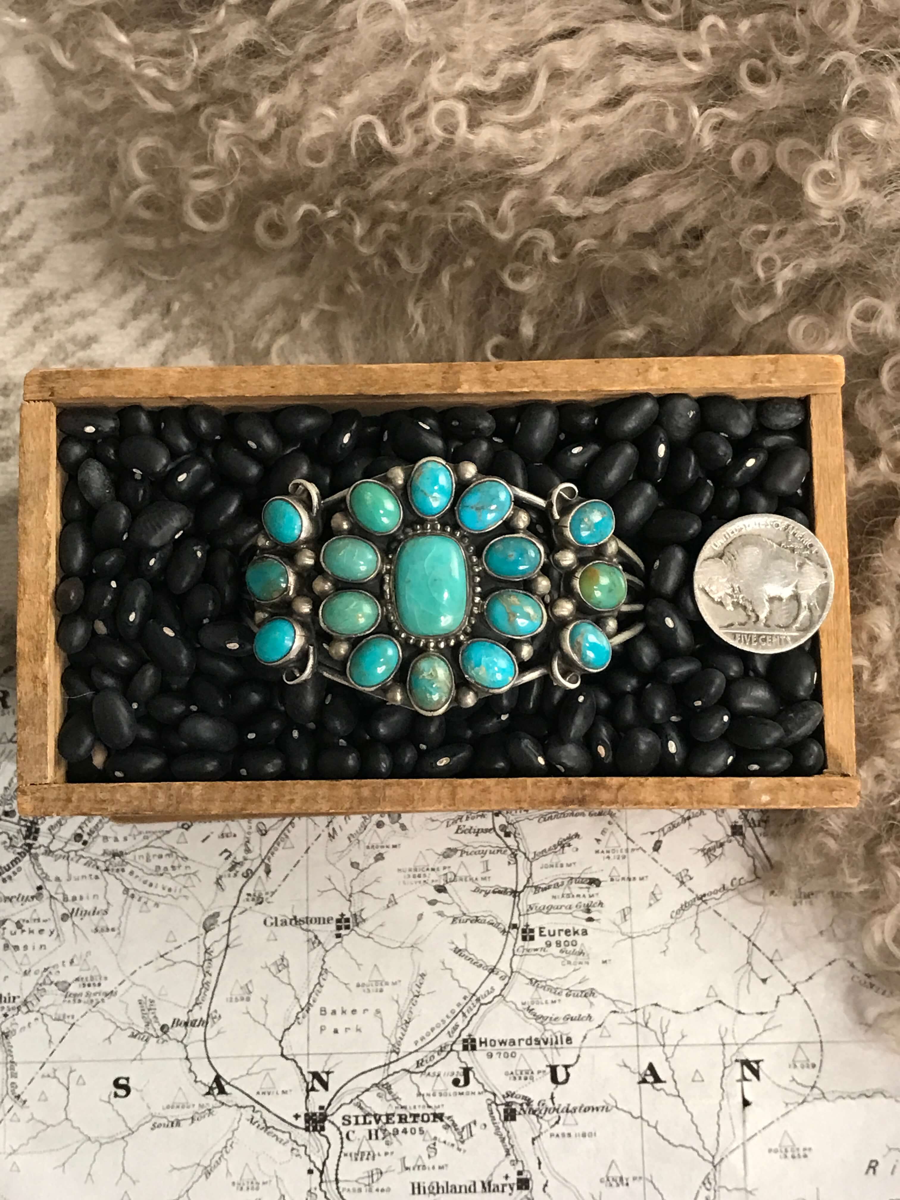 The Wacey Turquoise Cuff - Image 2