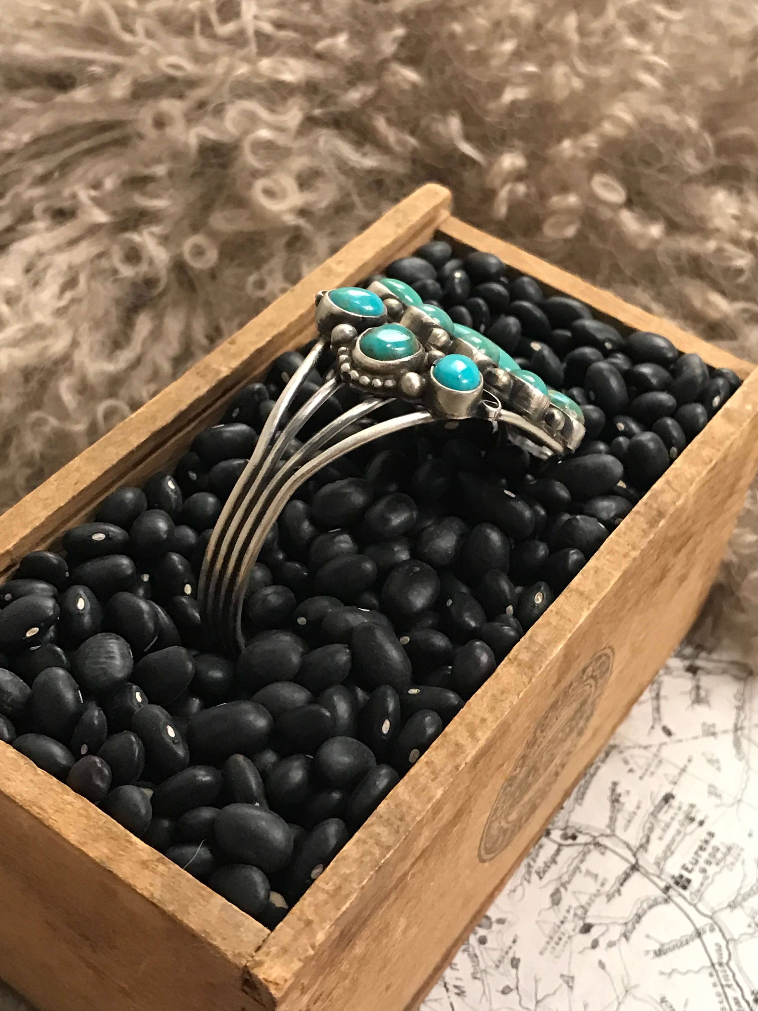 The Wacey Turquoise Cuff - Image 3