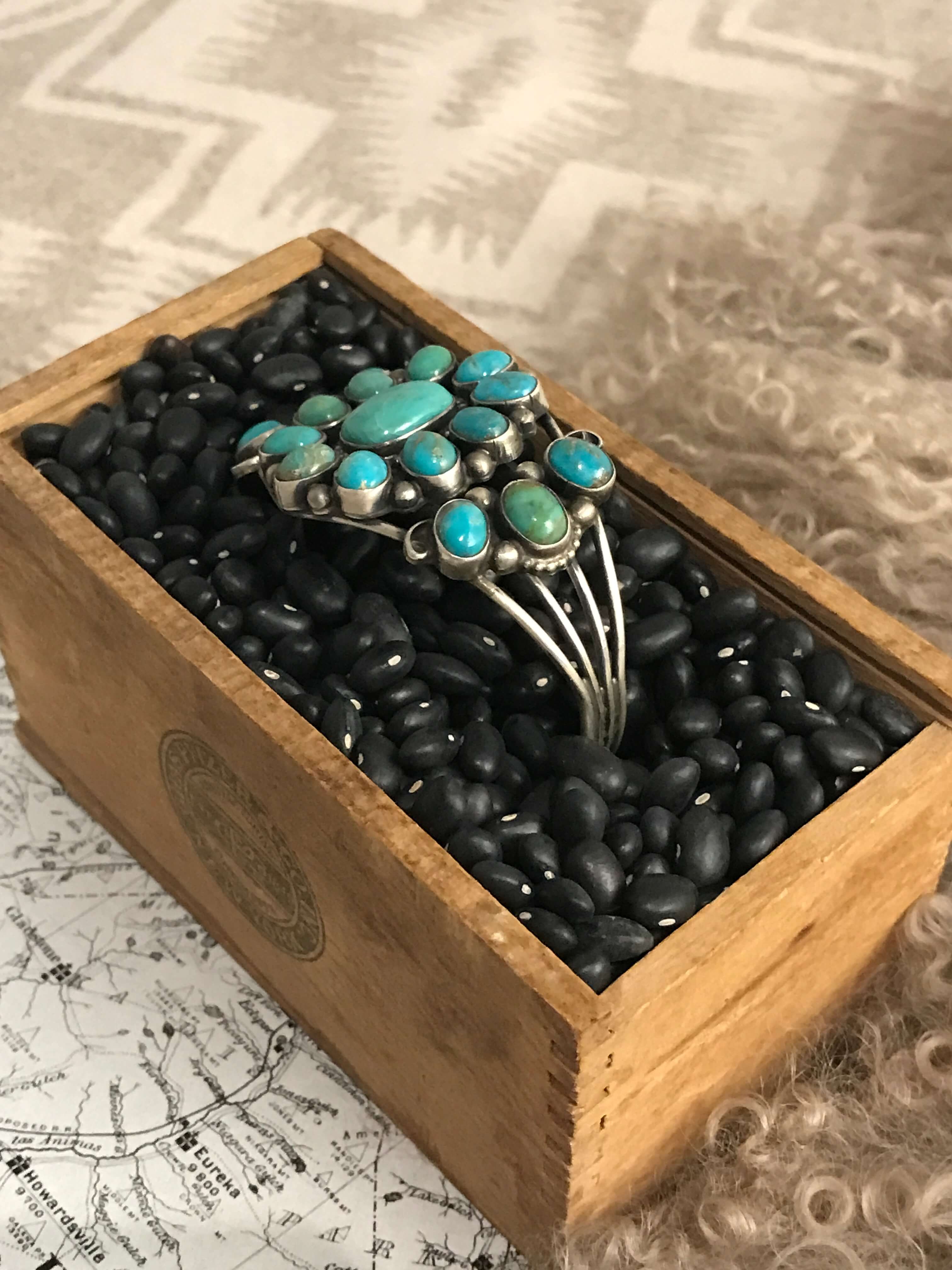 The Wacey Turquoise Cuff - Image 4