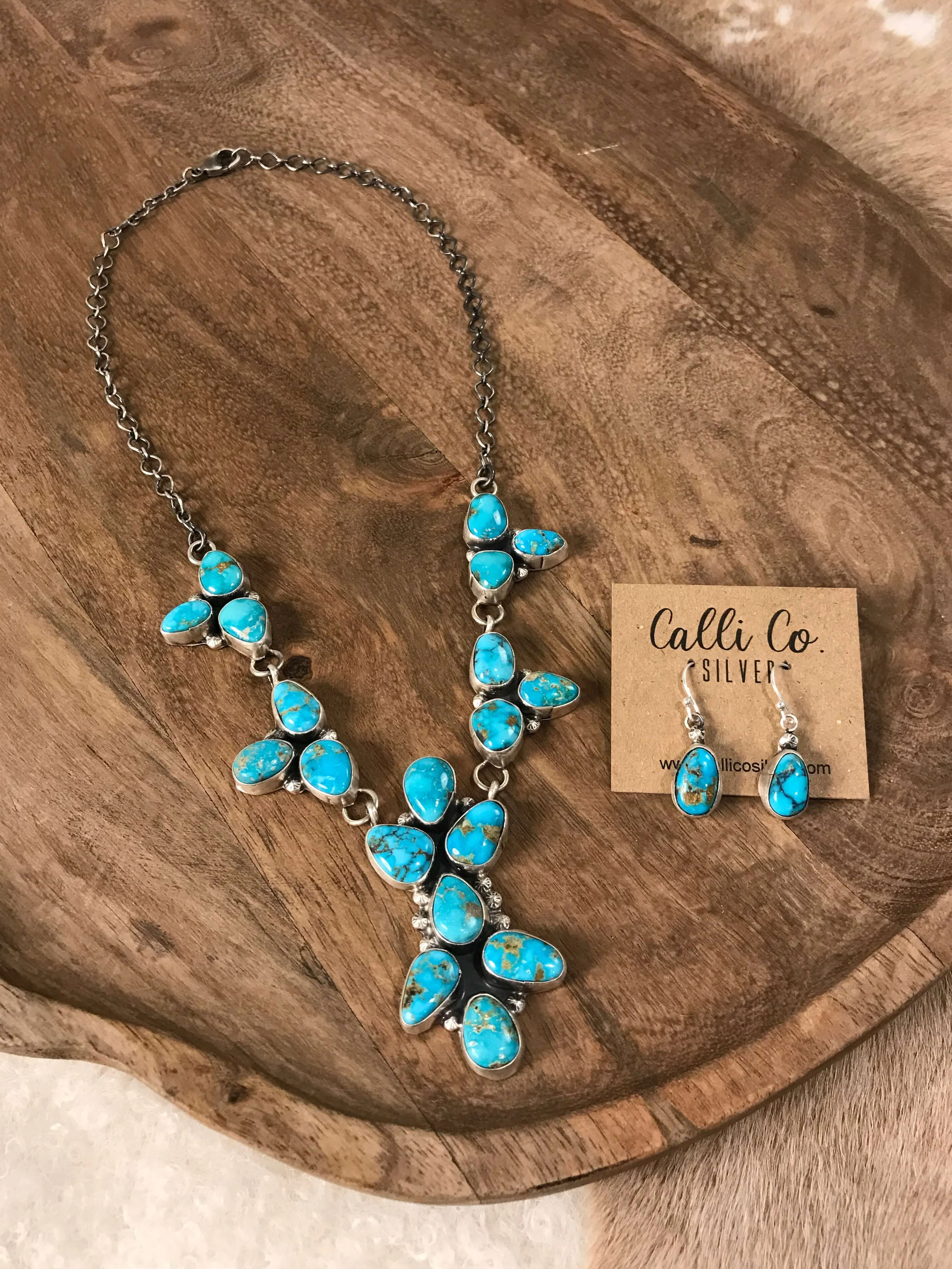 The Waco Turquoise Statement Necklace Set