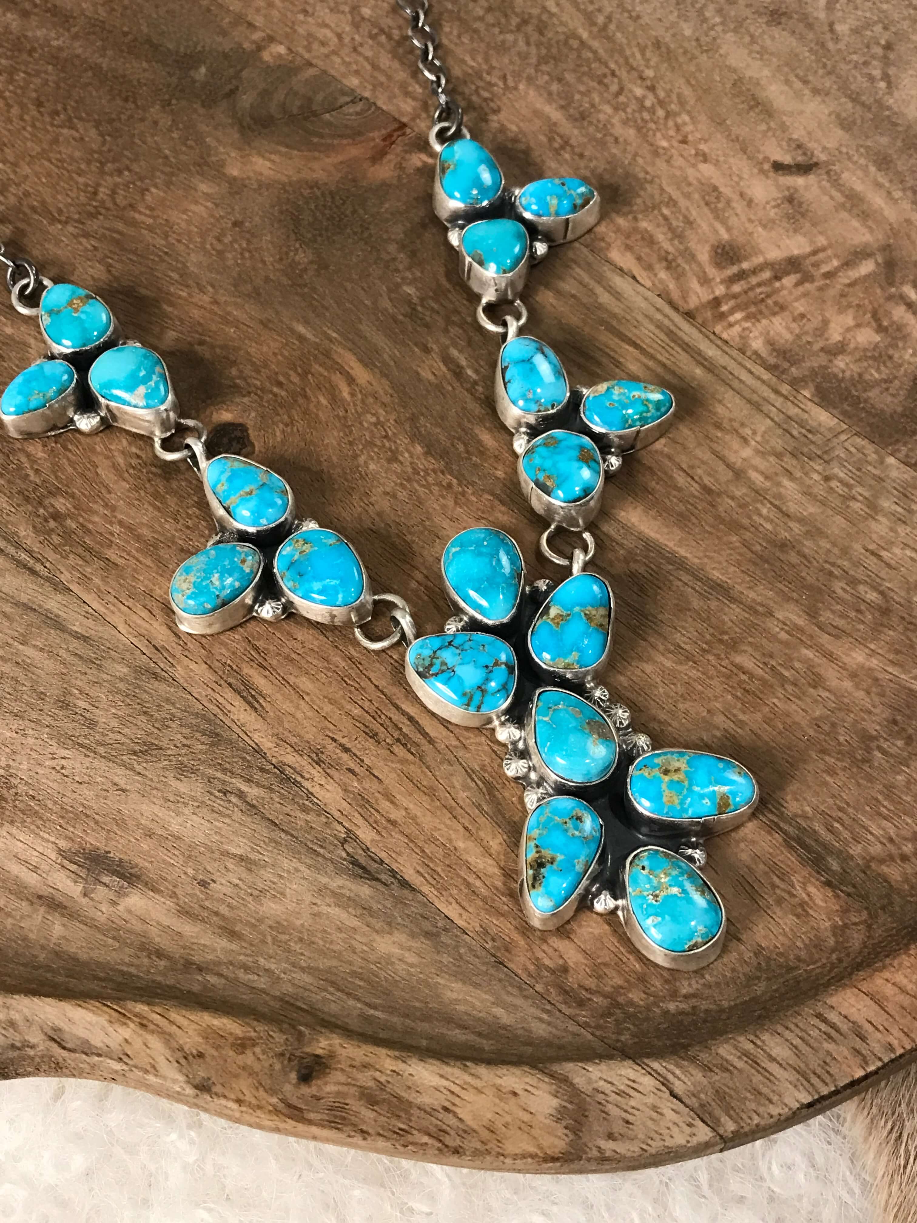 The Waco Turquoise Statement Necklace Set - Image 6