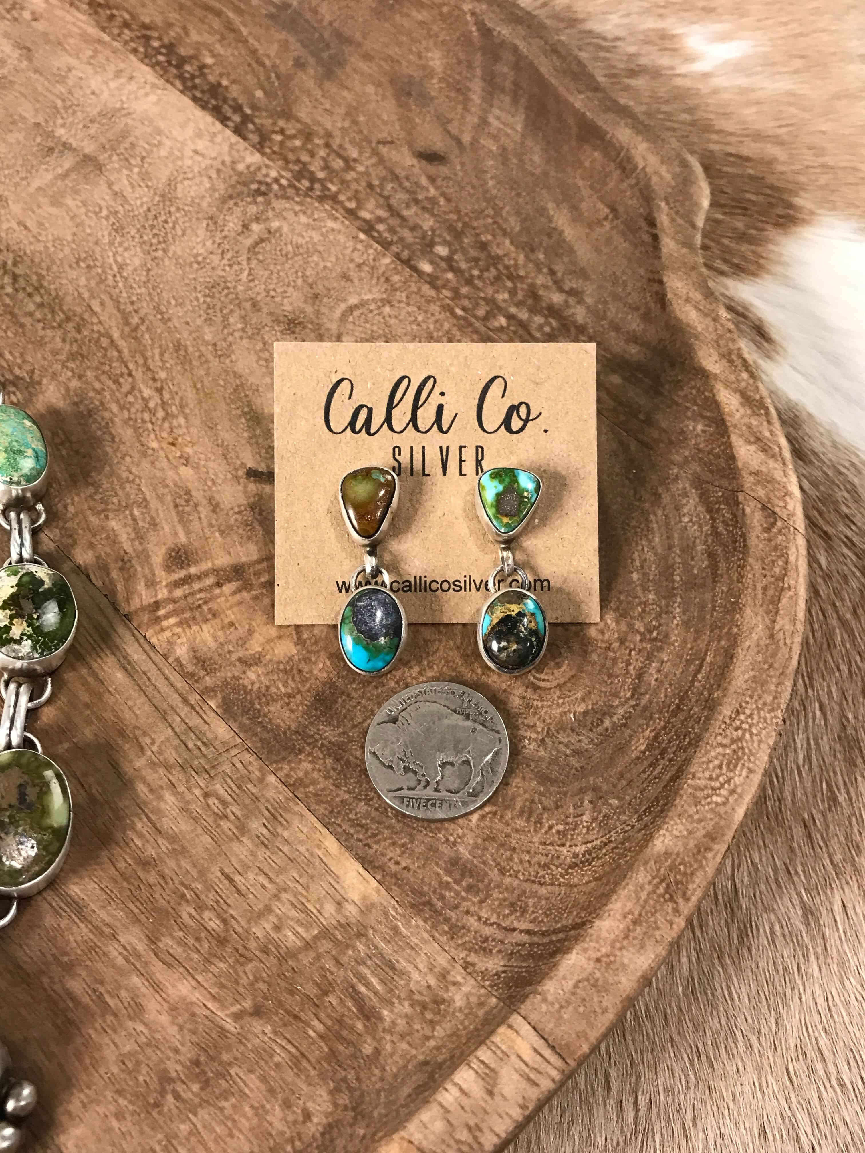 The Wallen Turquoise Statement Necklace Set - Image 4