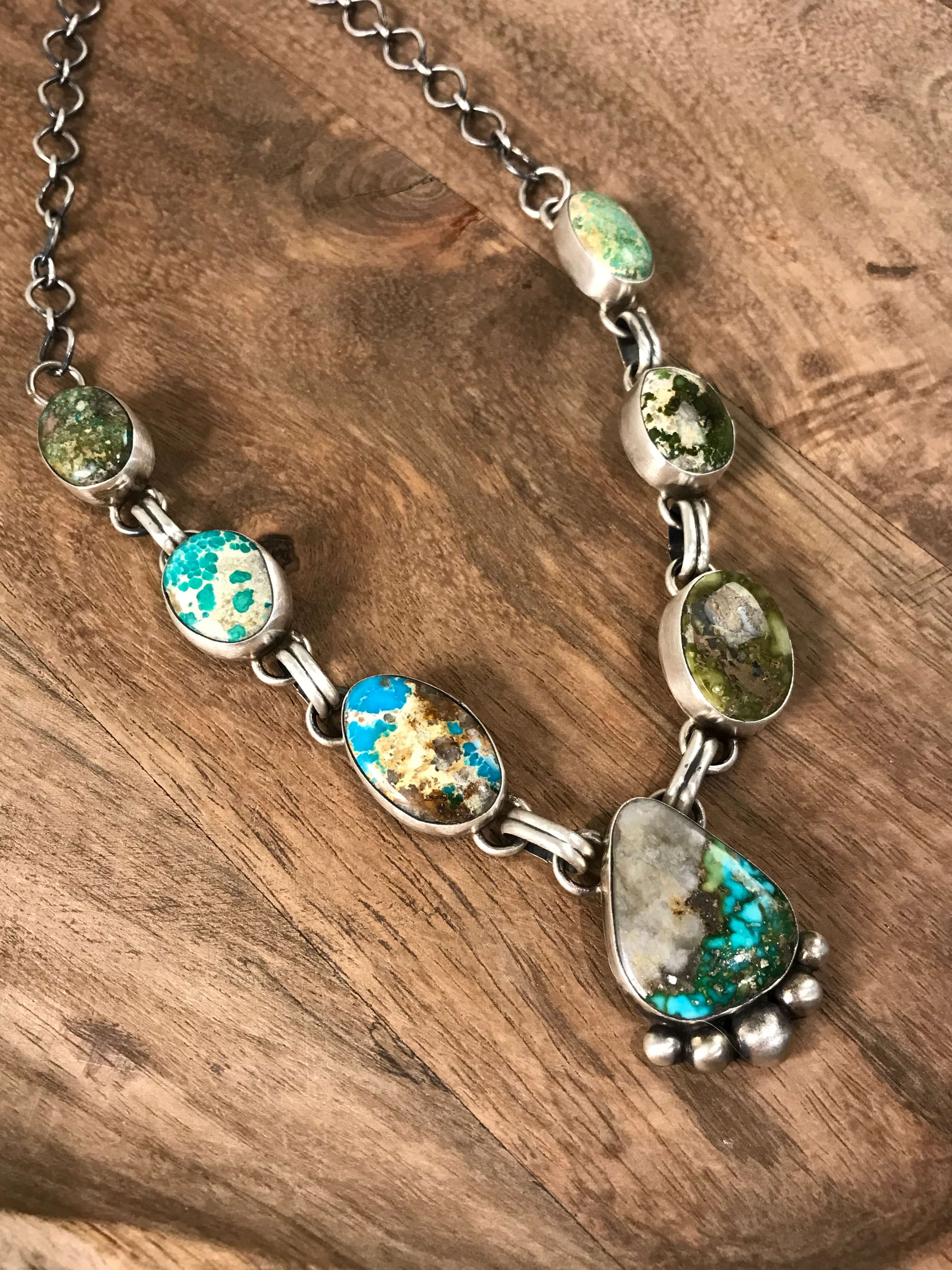 The Wallen Turquoise Statement Necklace Set - Image 6