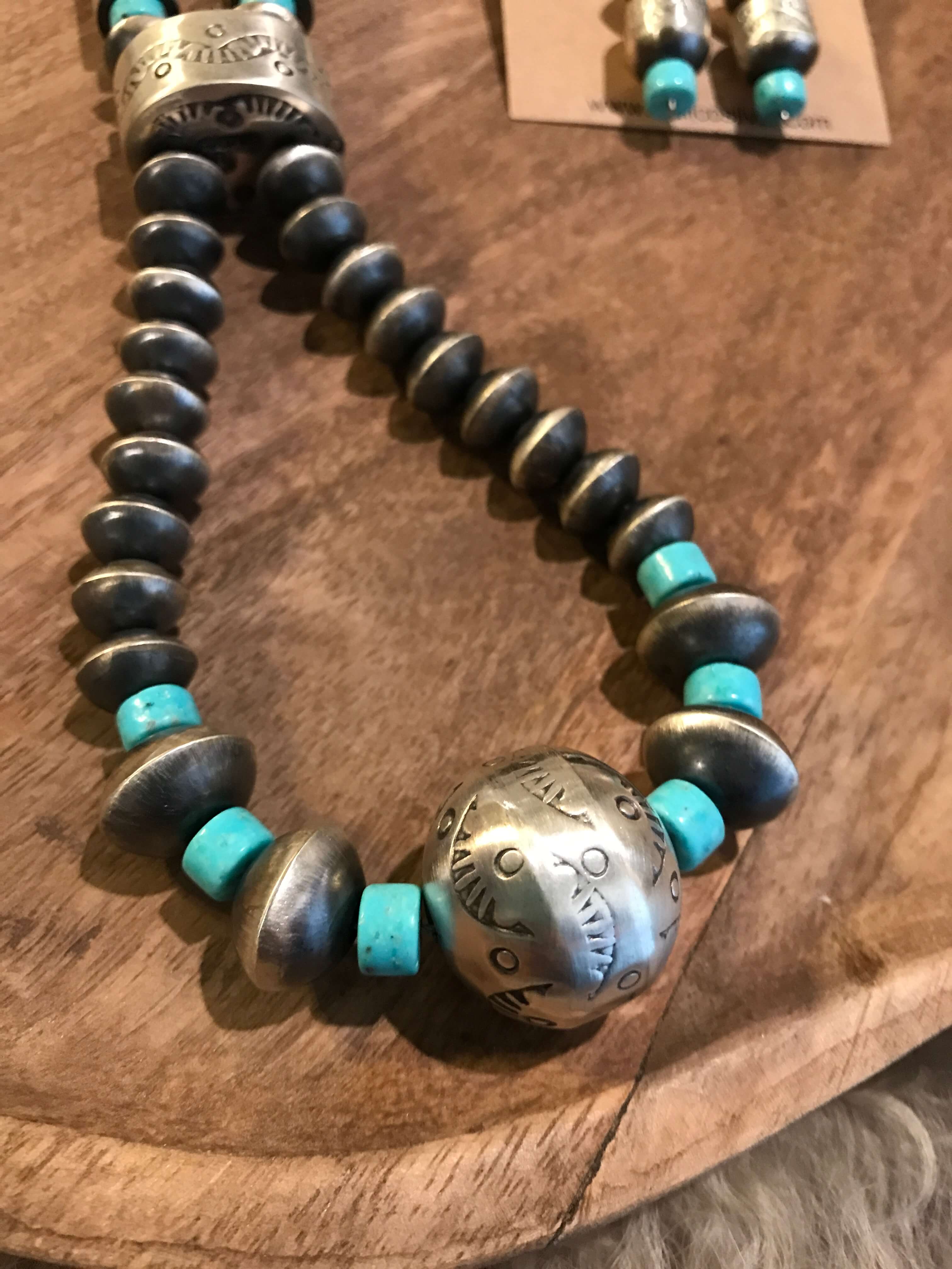 The Warrawee Turquoise Jacla Necklace Set - Image 2