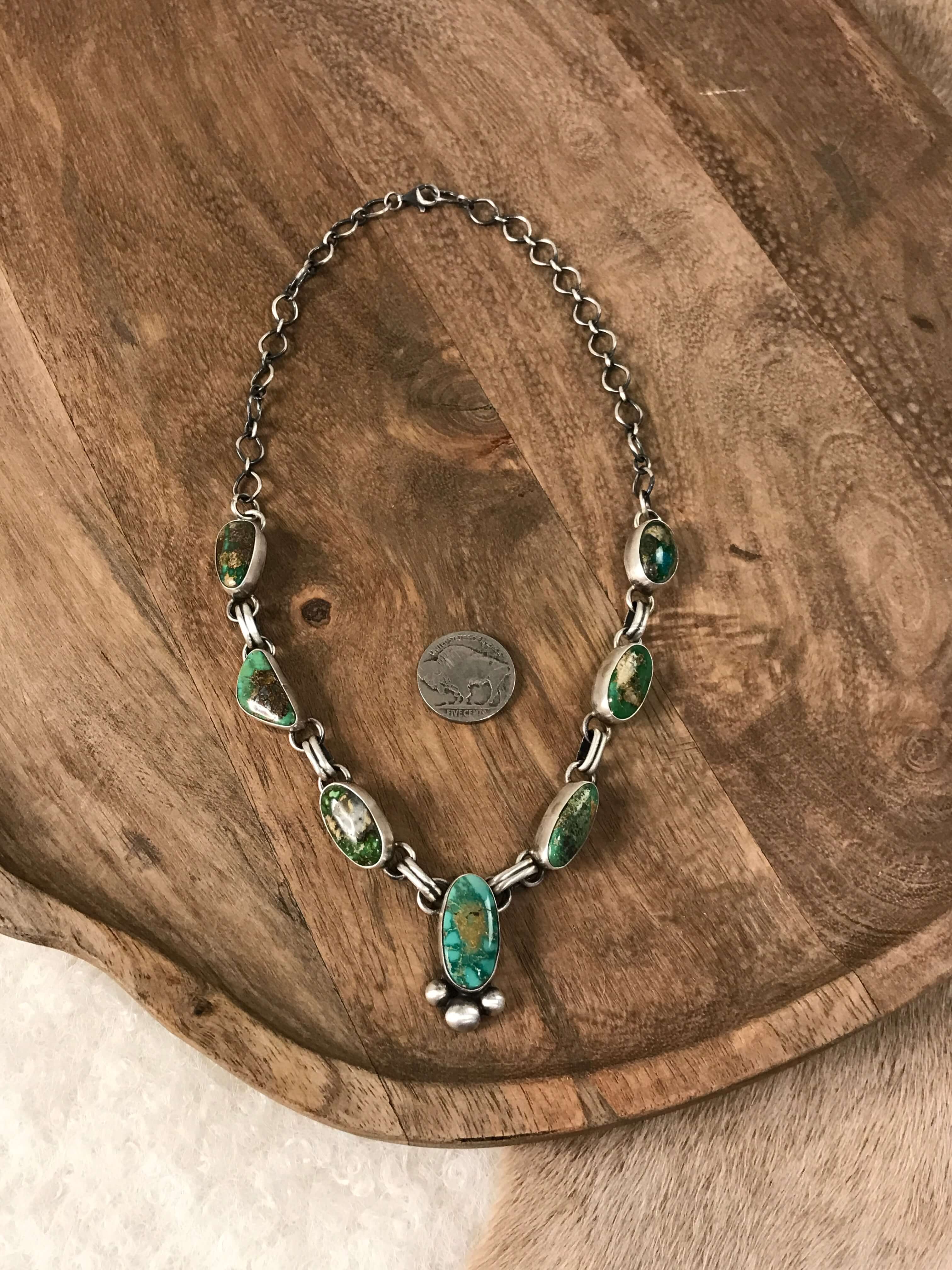 The Washington Turquoise Statement Necklace Set - Image 5
