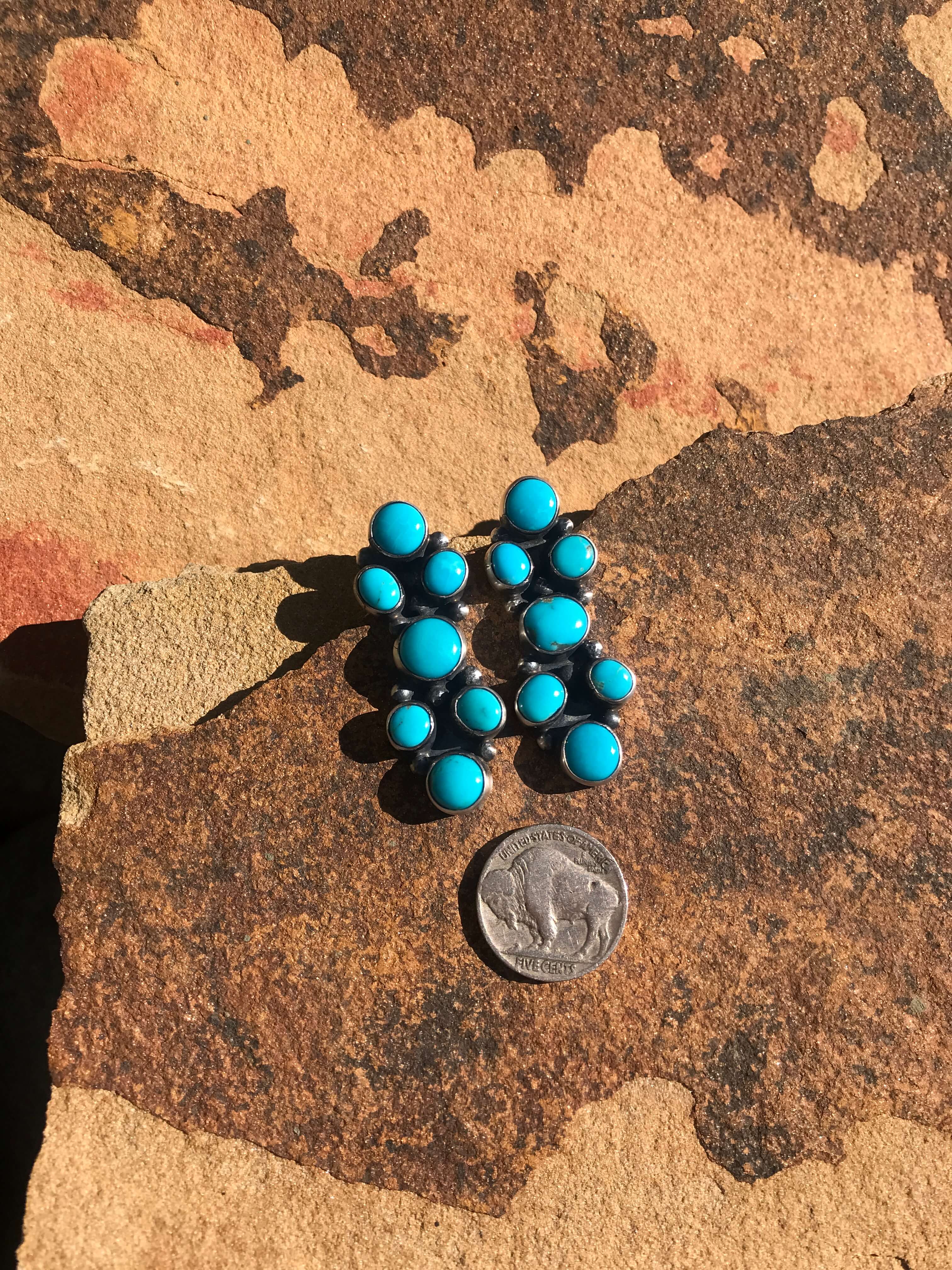 The Watson Turquoise Earrings - Image 2