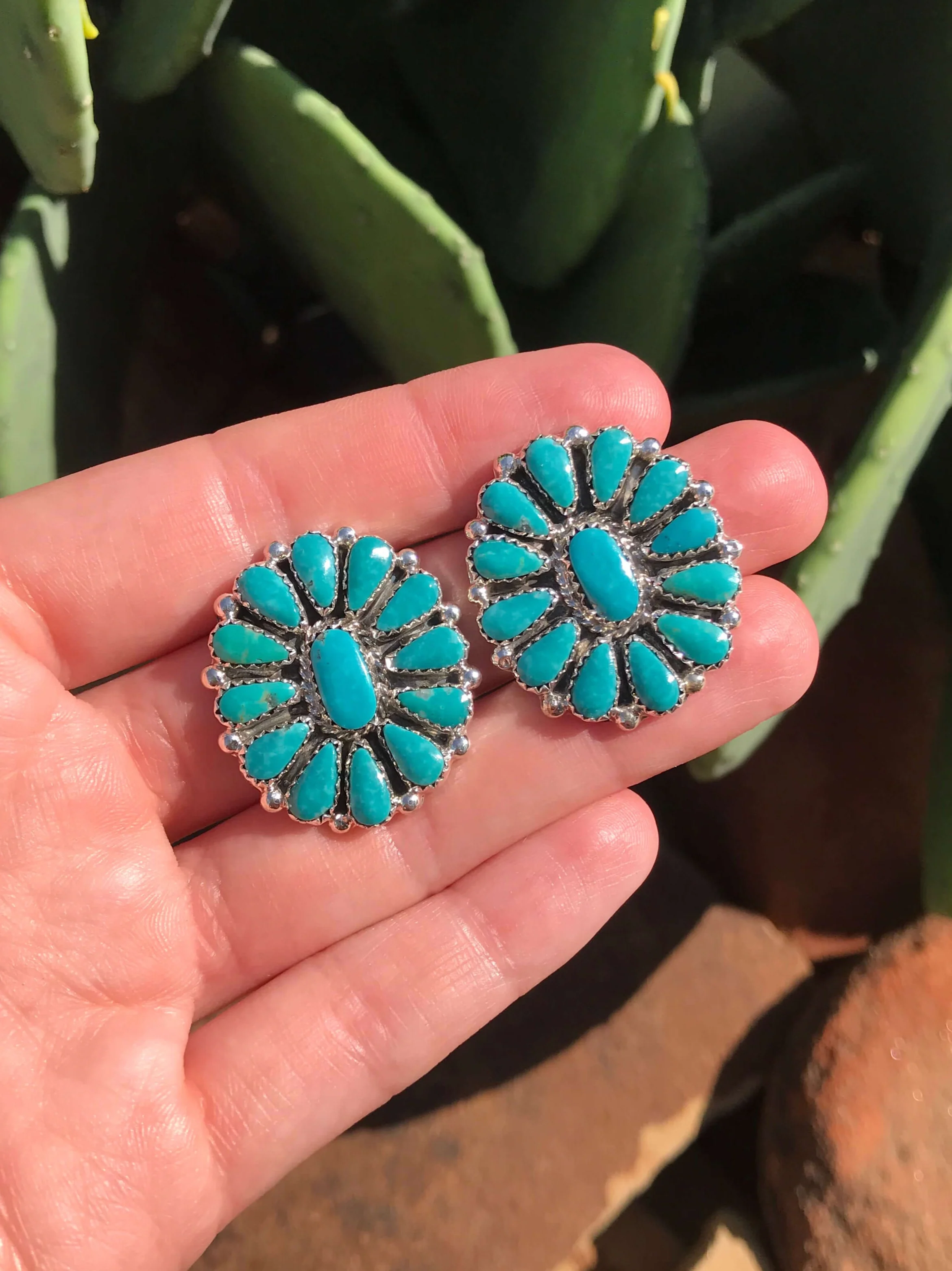 The Western Skies Cluster Earrings, 9