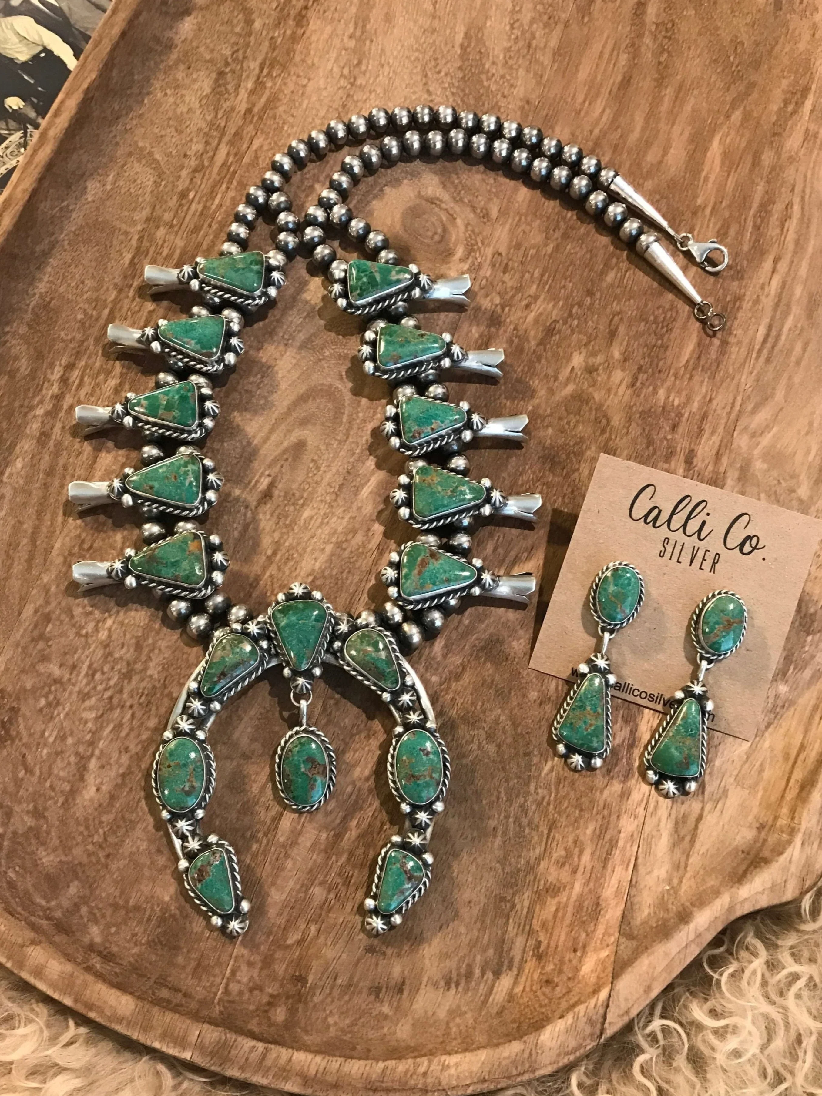 The Westward Squash Blossom Necklace Set