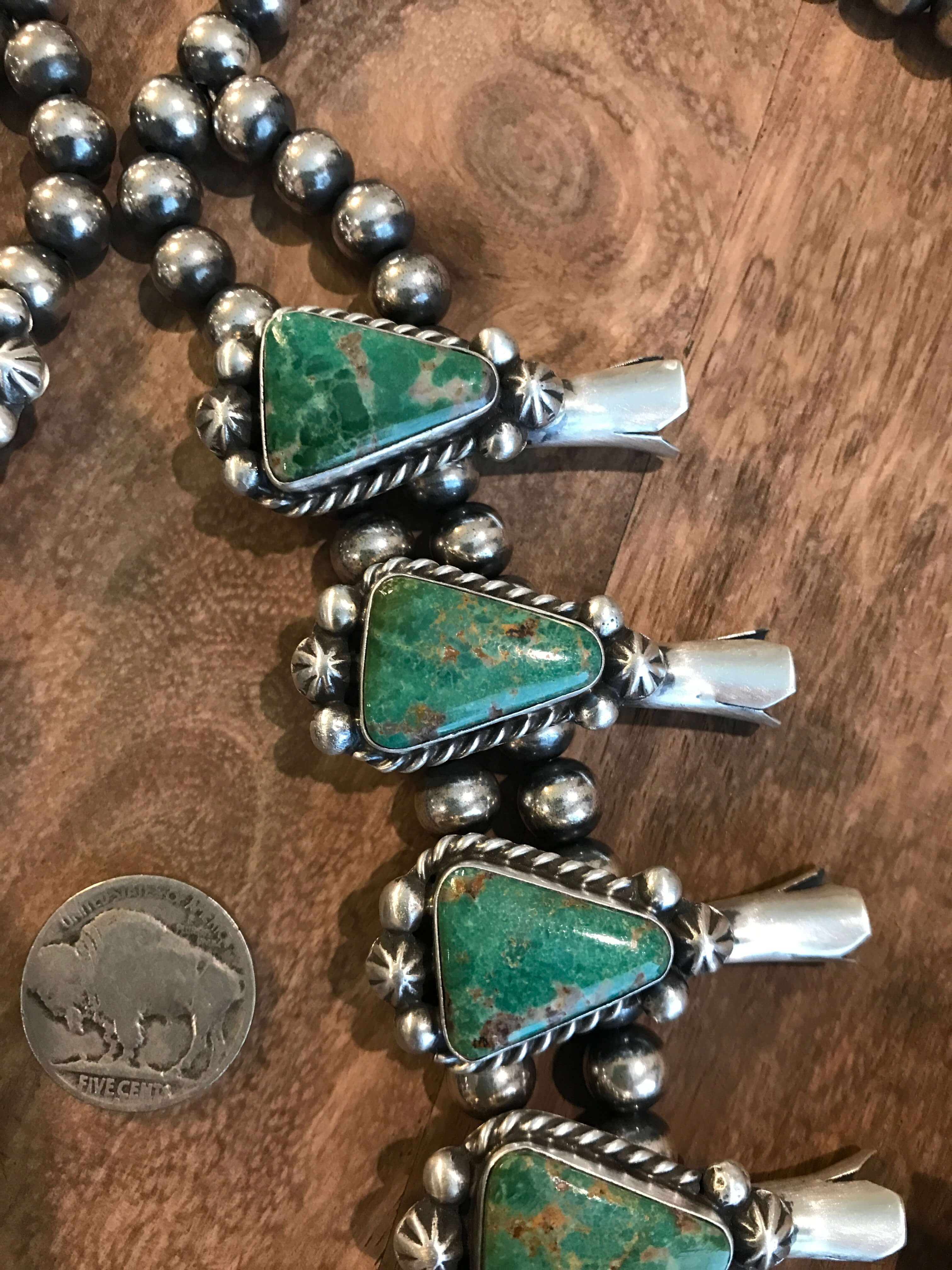 The Westward Squash Blossom Necklace Set - Image 10