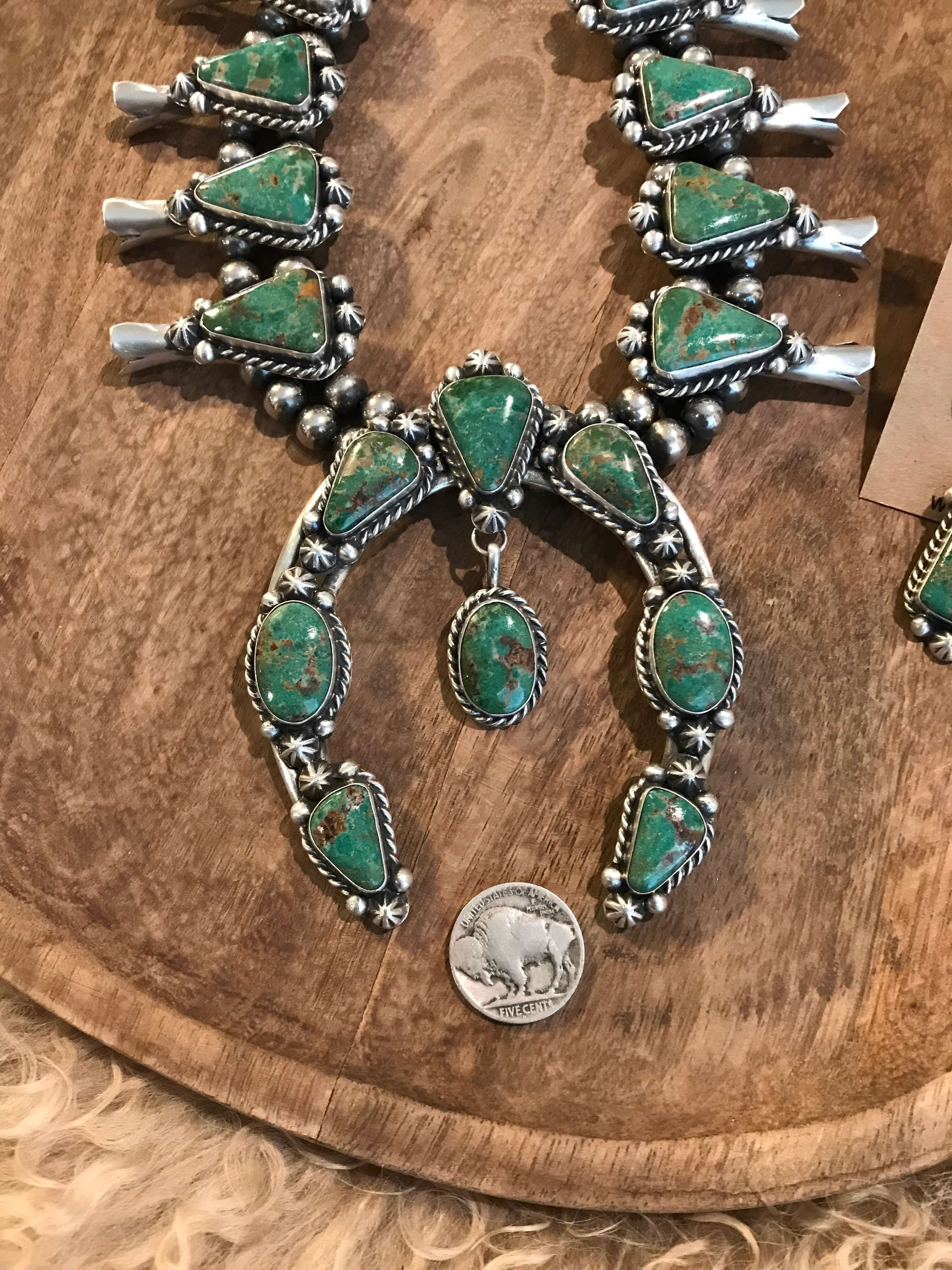 The Westward Squash Blossom Necklace Set - Image 4