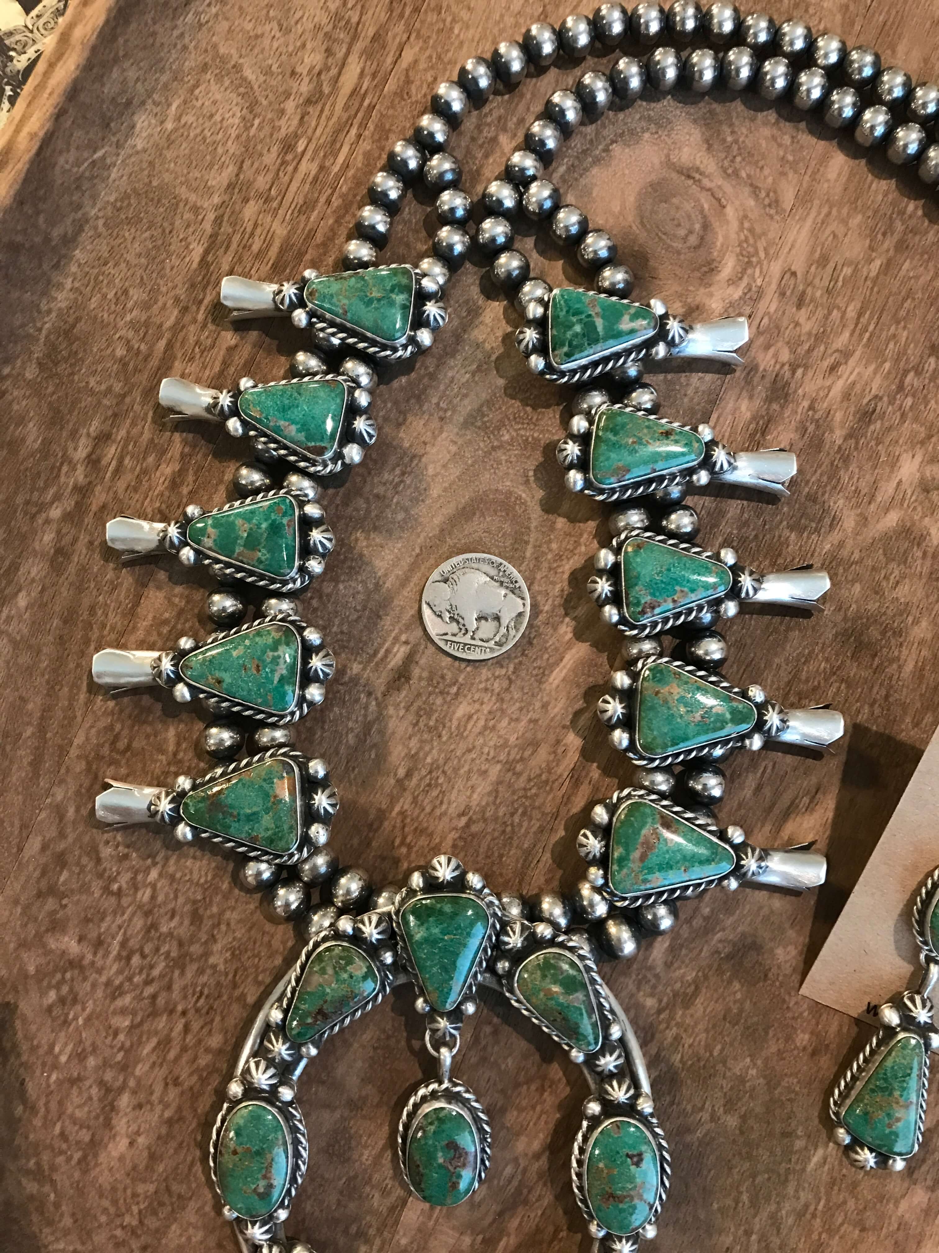 The Westward Squash Blossom Necklace Set - Image 6
