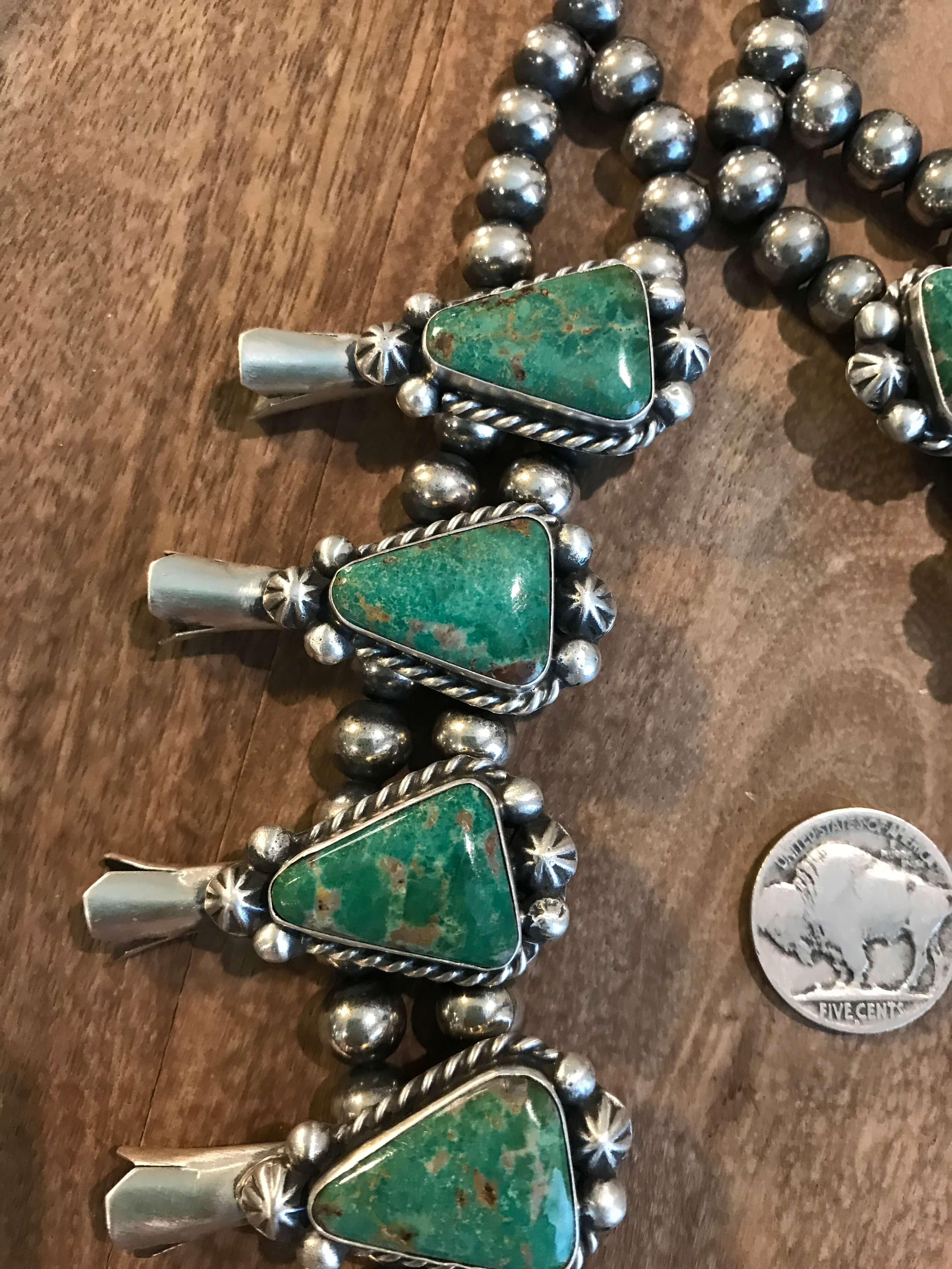 The Westward Squash Blossom Necklace Set - Image 8